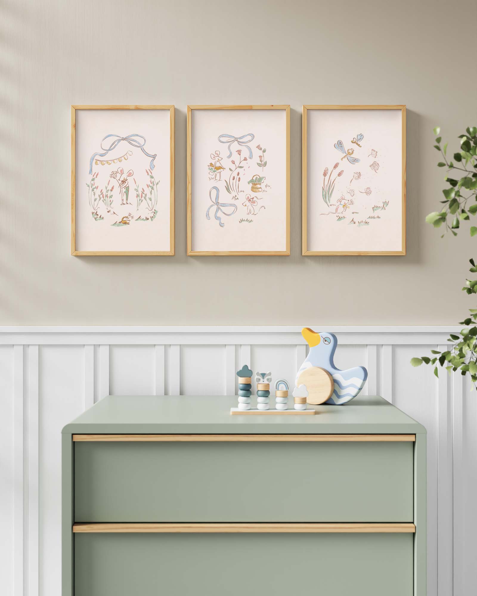 Enchanted Kingdom Framed Wall Art Set