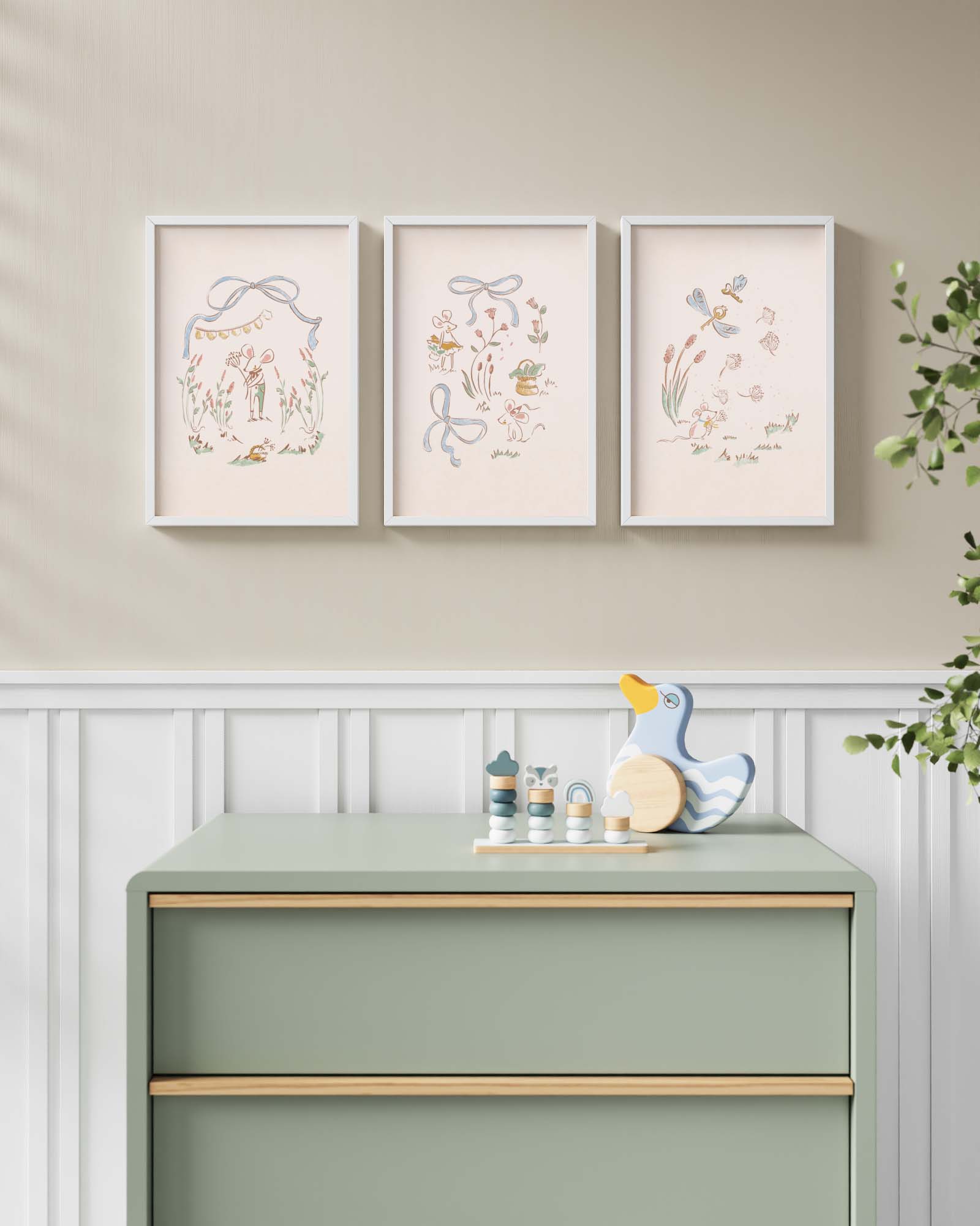 Enchanted Kingdom Framed Wall Art Set