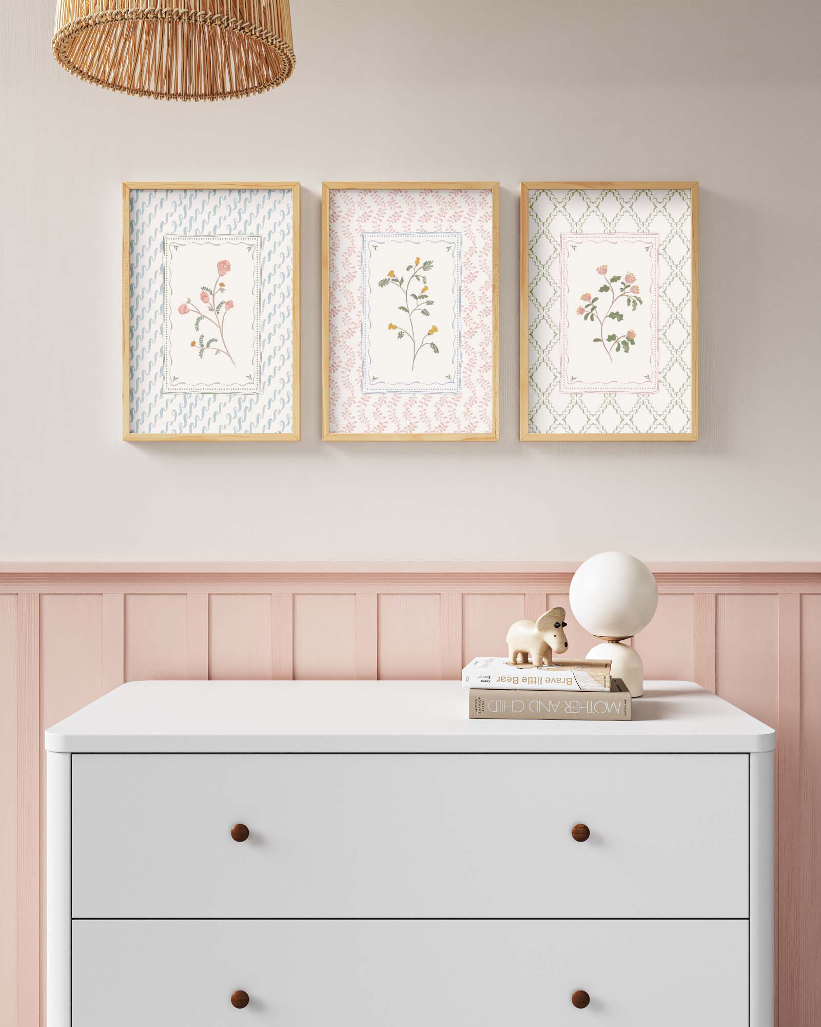 Fairy Garden Framed Wall Art Set