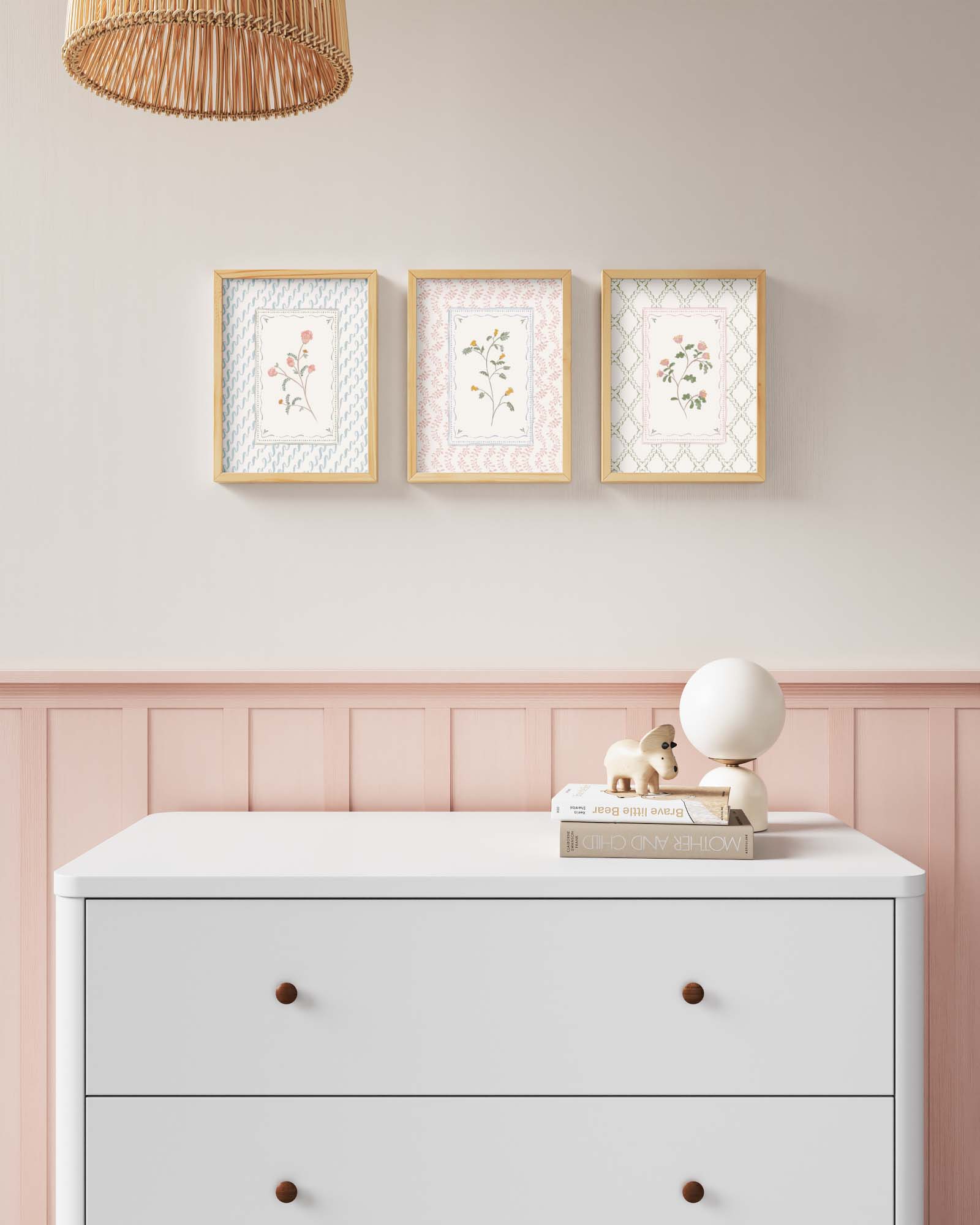 Fairy Garden Framed Wall Art Set