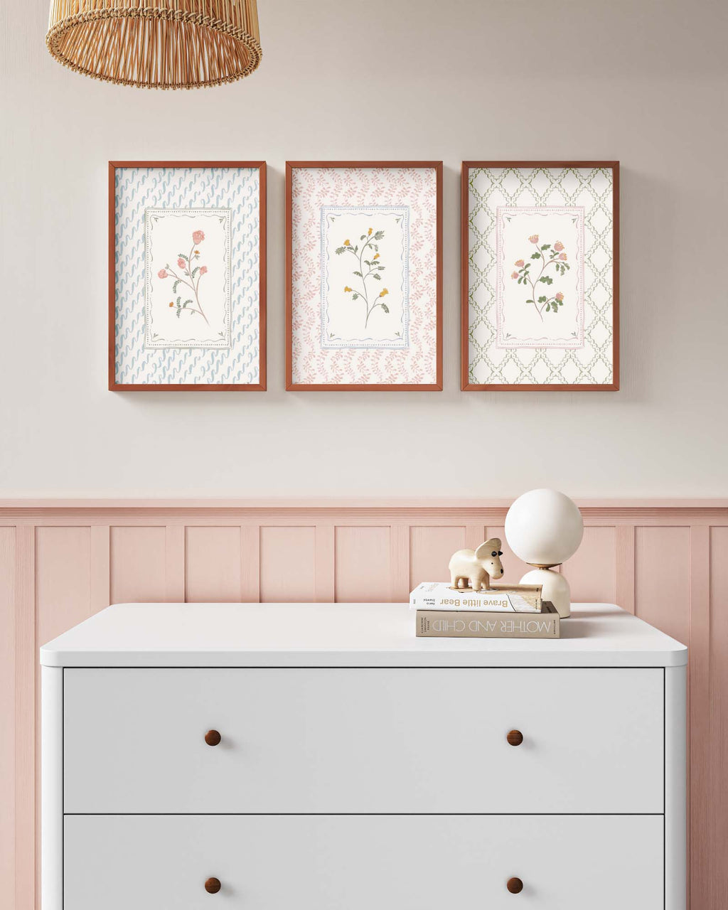 Fairy Garden Framed Wall Art Set