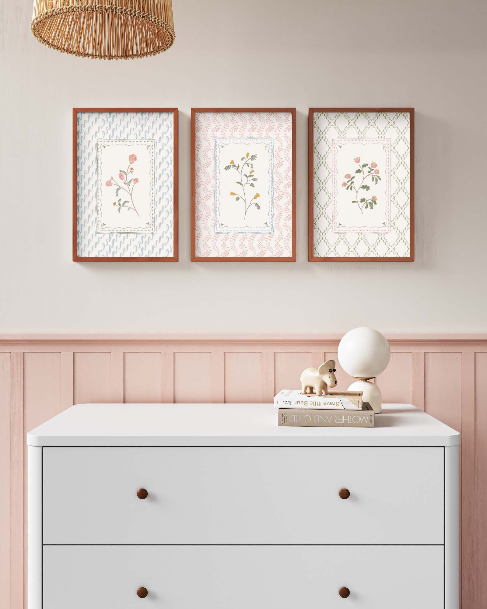 Fairy Garden Framed Wall Art Set