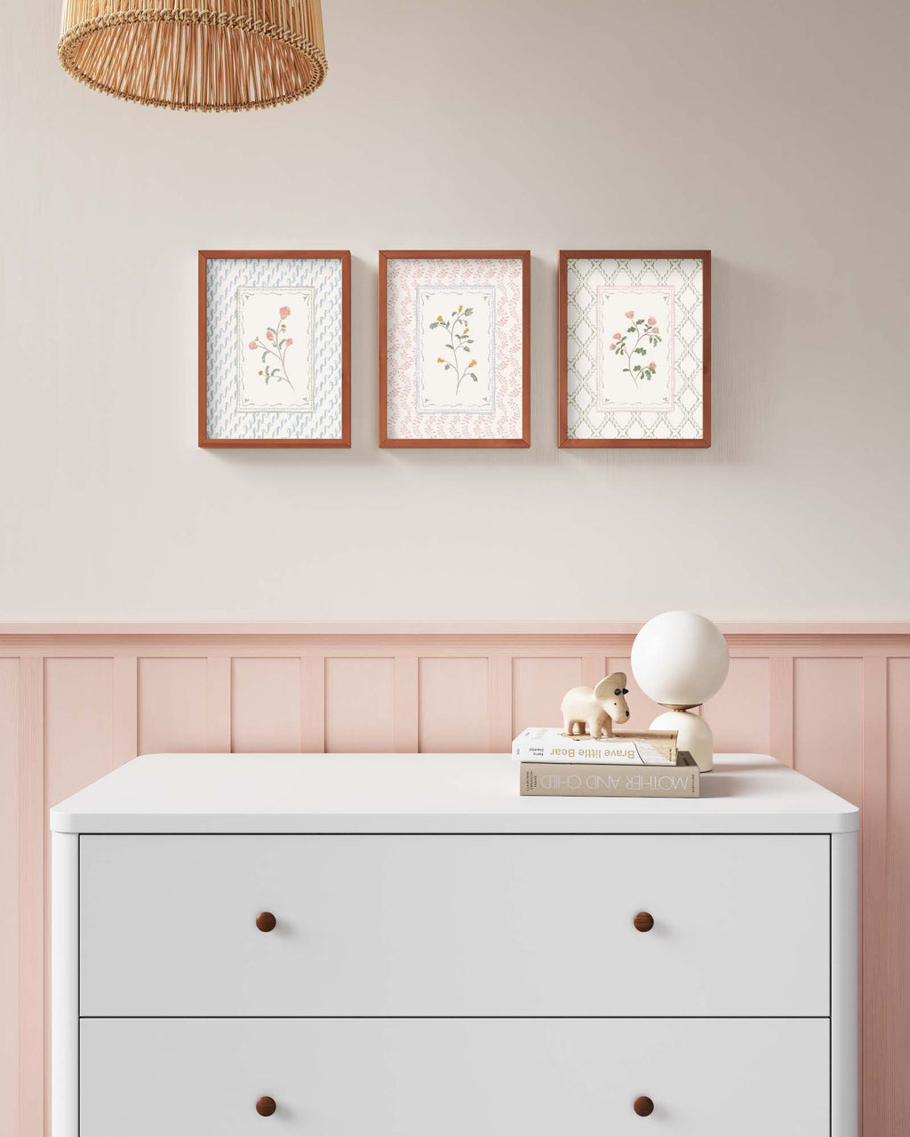 Fairy Garden Framed Wall Art Set