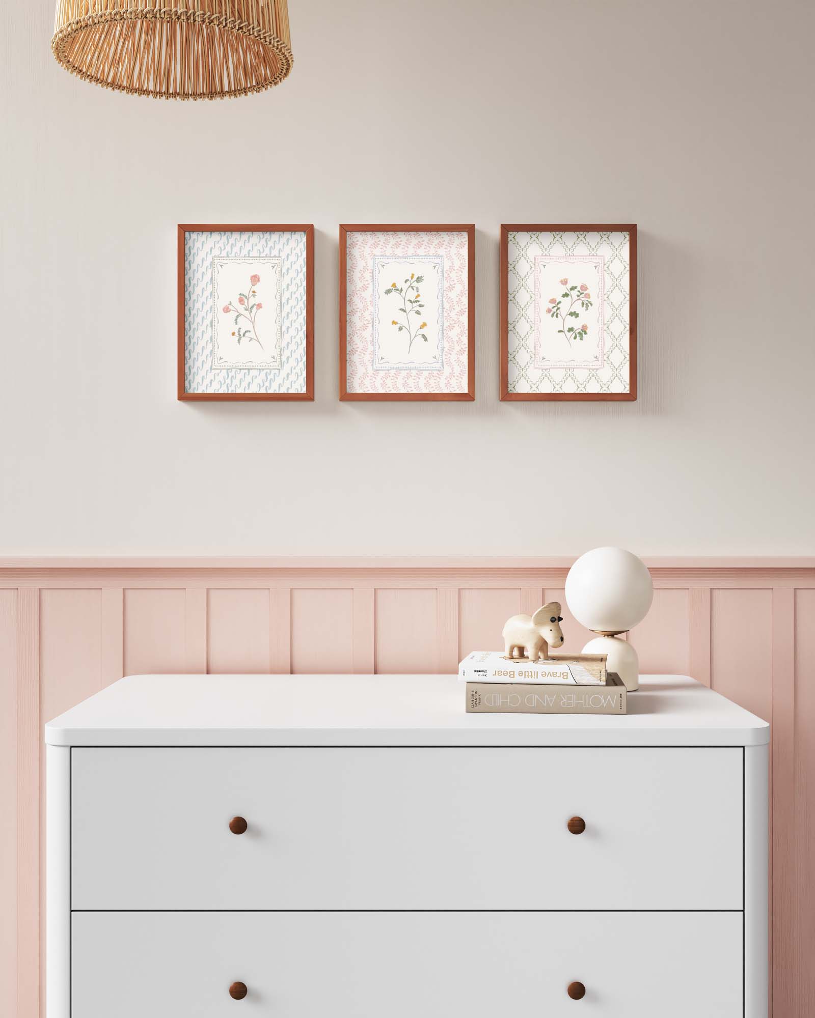 Fairy Garden Framed Wall Art Set