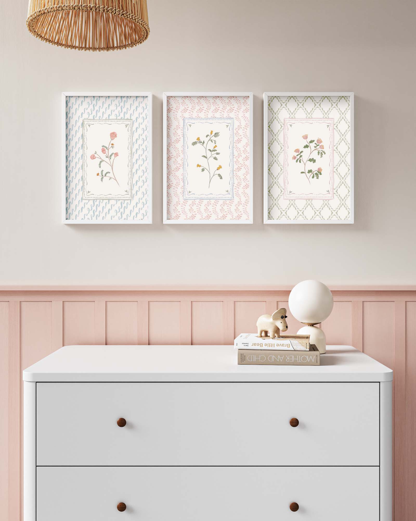 Fairy Garden Framed Wall Art Set