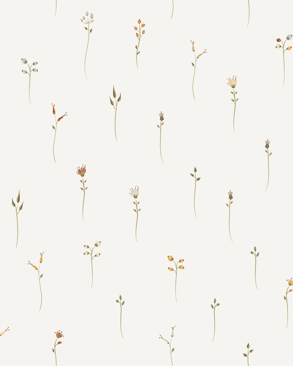 Floral Rain Wallpaper Sample