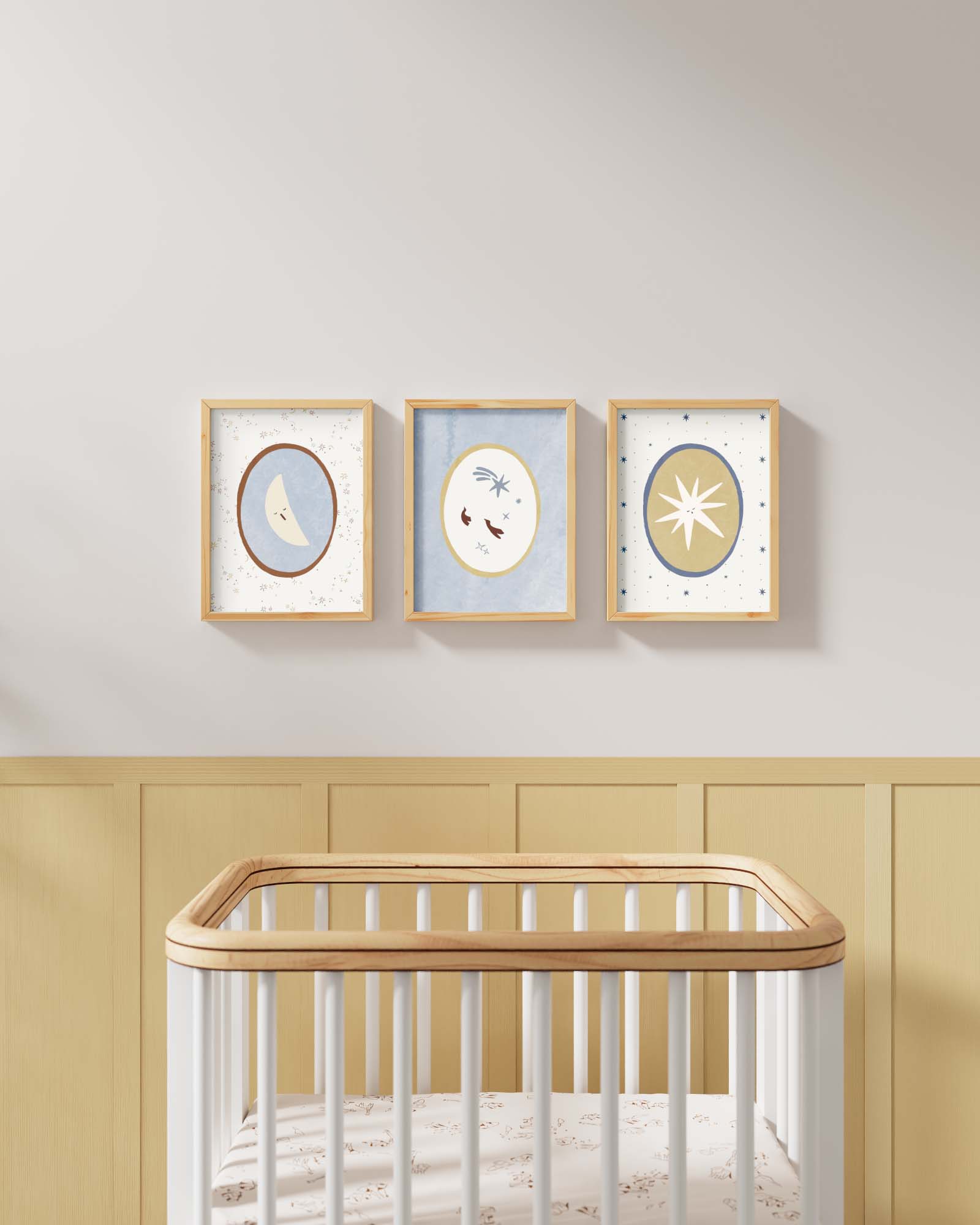 Folk Poetry Framed Wall Art Set