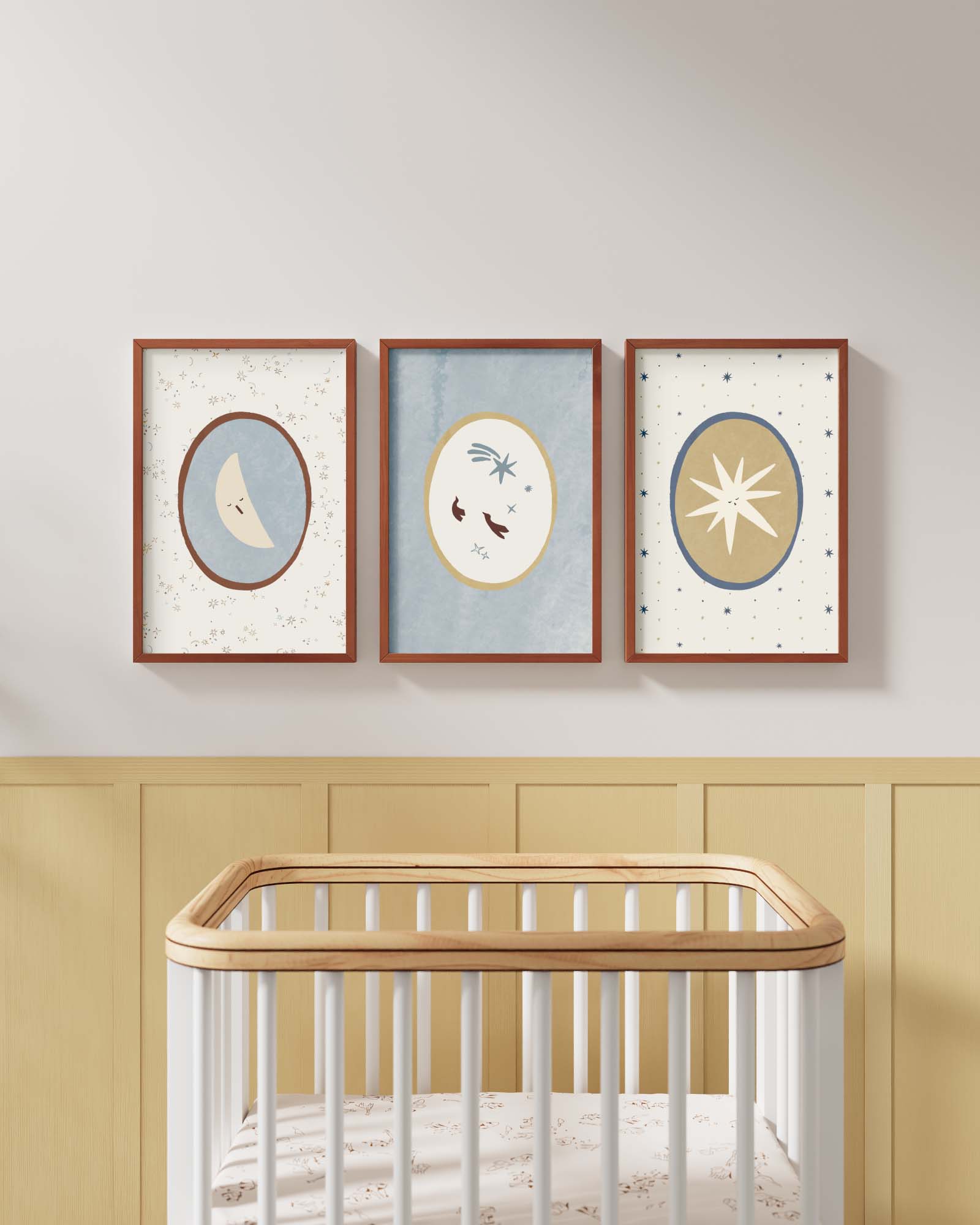 Folk Poetry Framed Wall Art Set