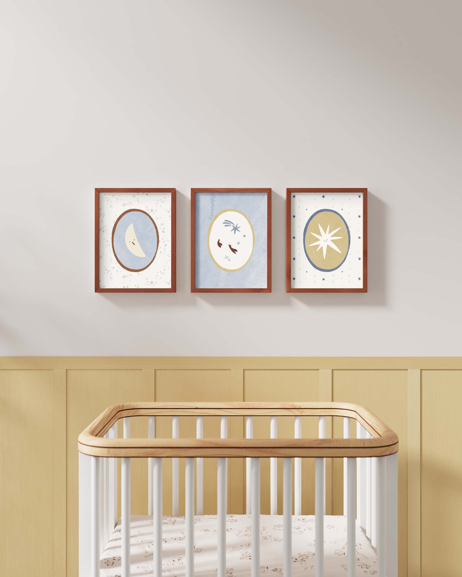 Folk Poetry Framed Wall Art Set