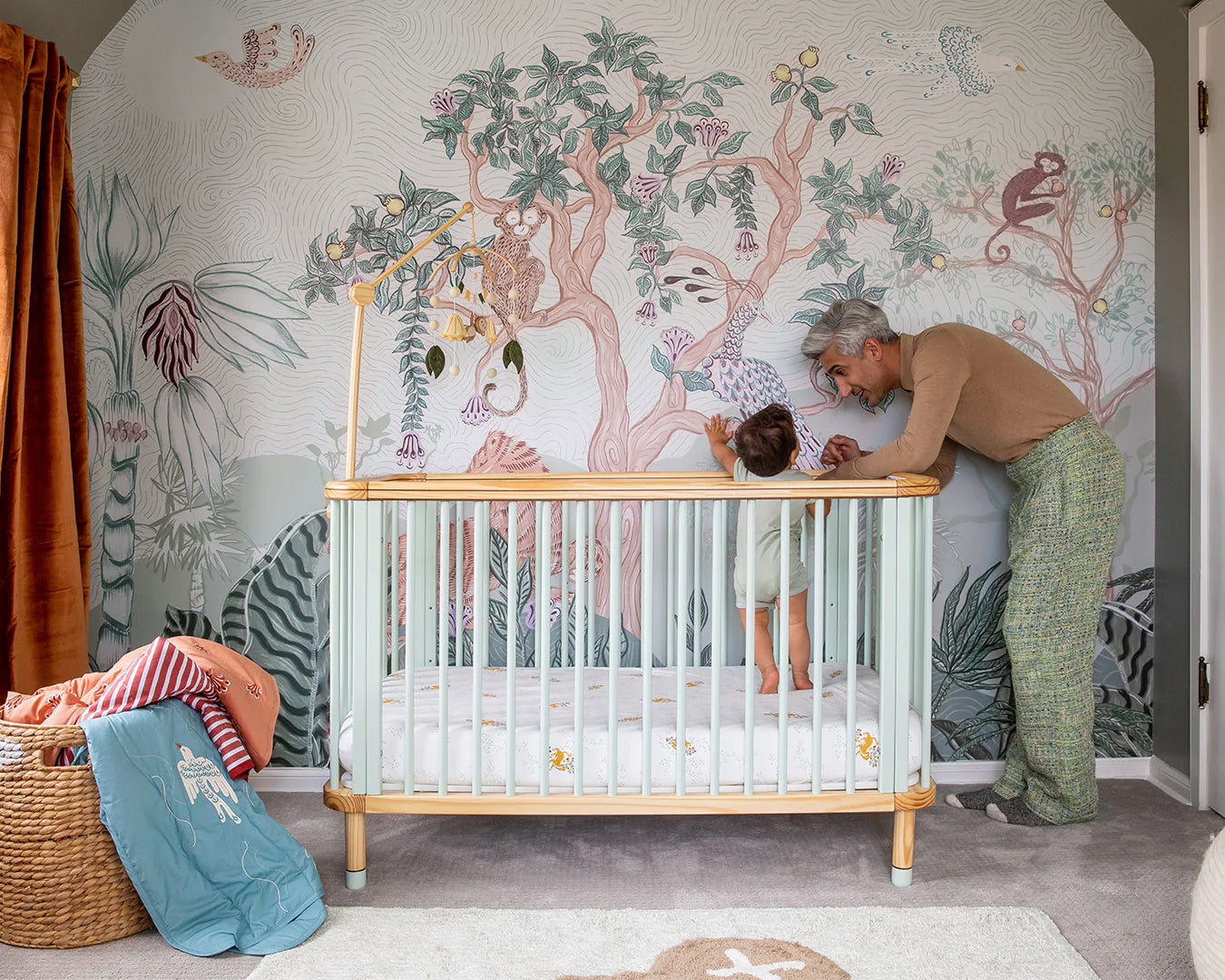Lively Menagerie Wall Mural