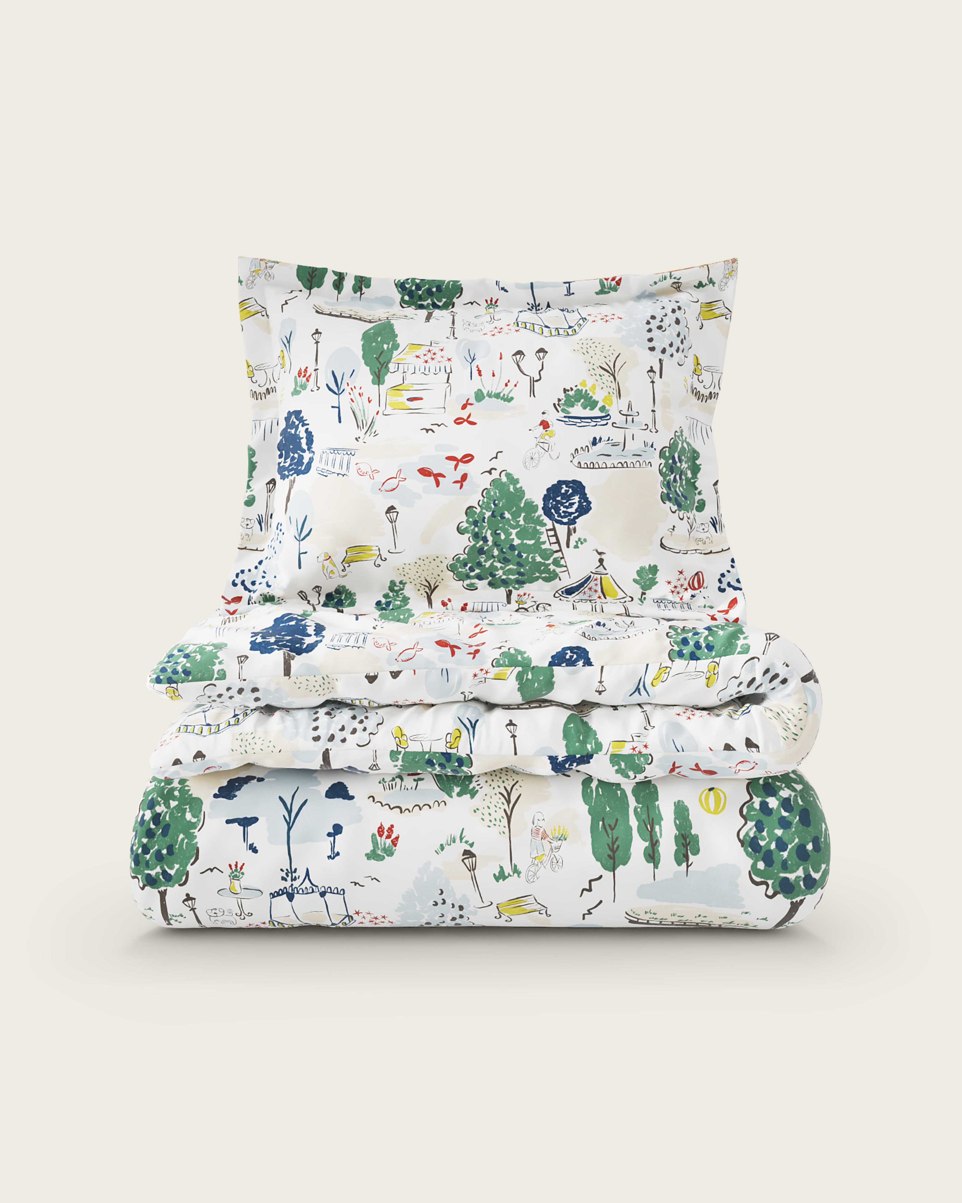 Tuileries Twin Duvet Cover Set
