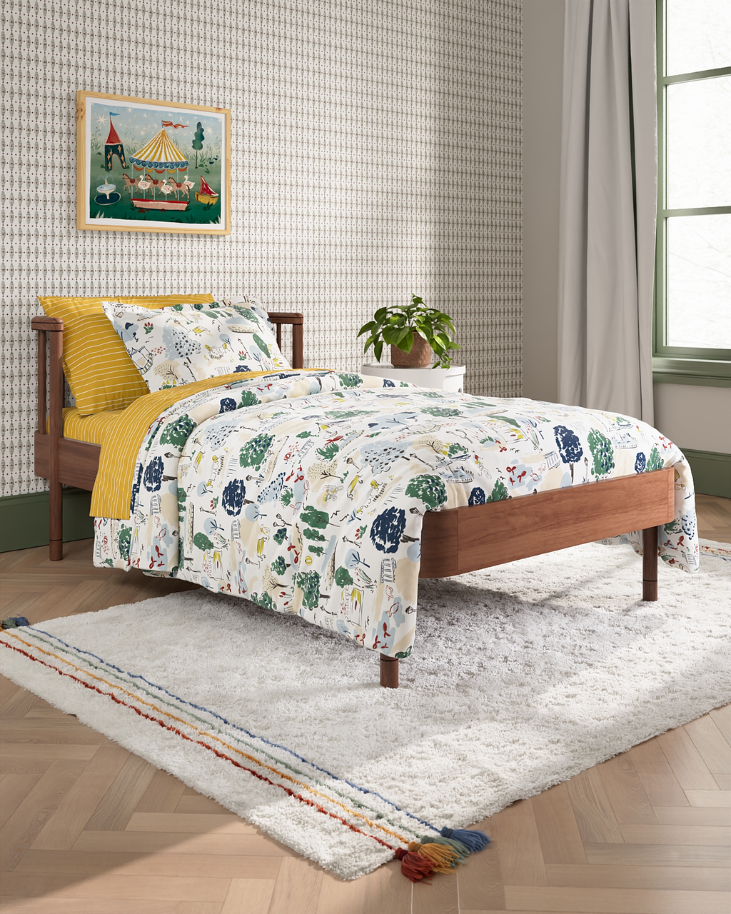 Tuileries Twin Duvet Cover Set