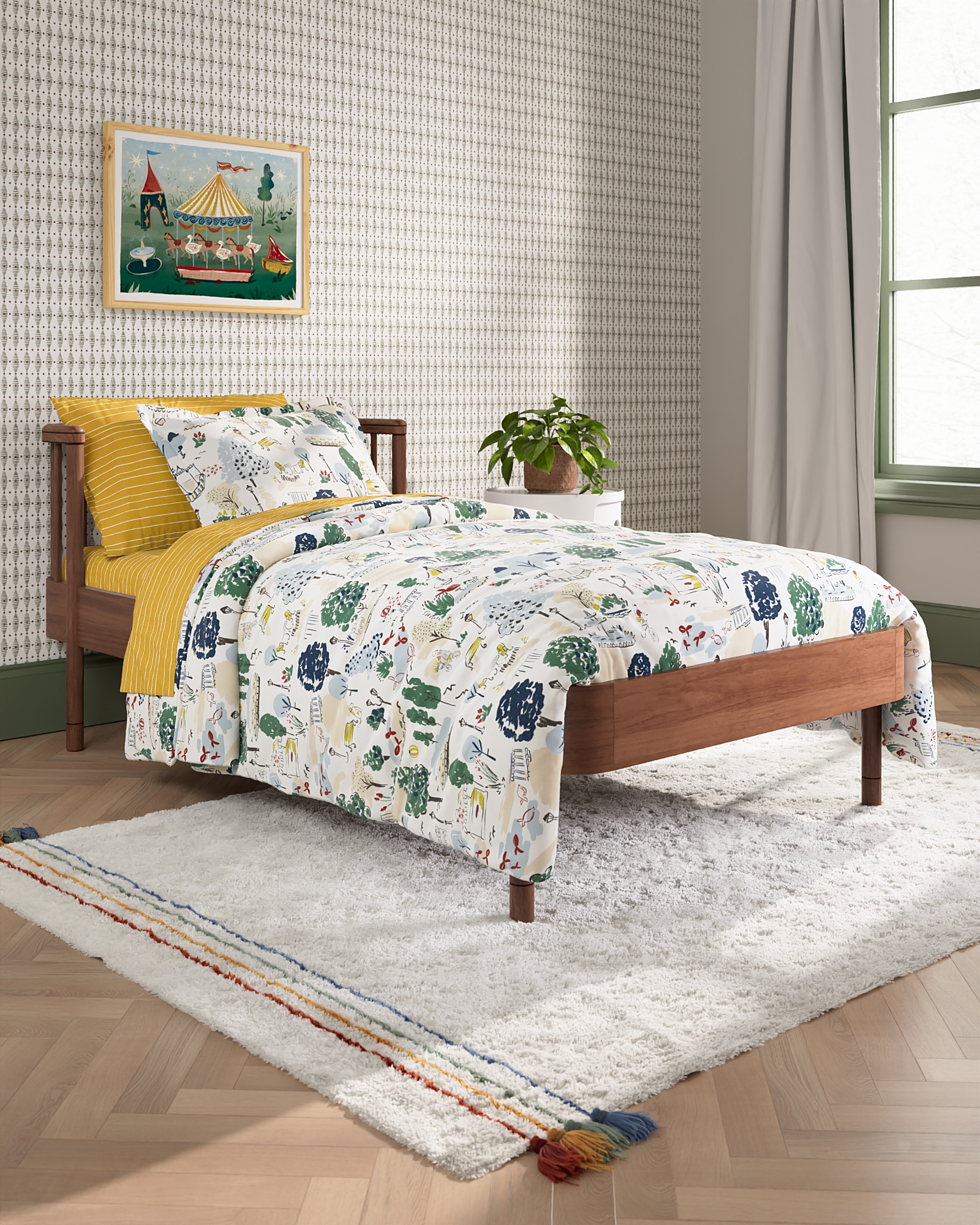 Tuileries Twin Duvet Cover Set