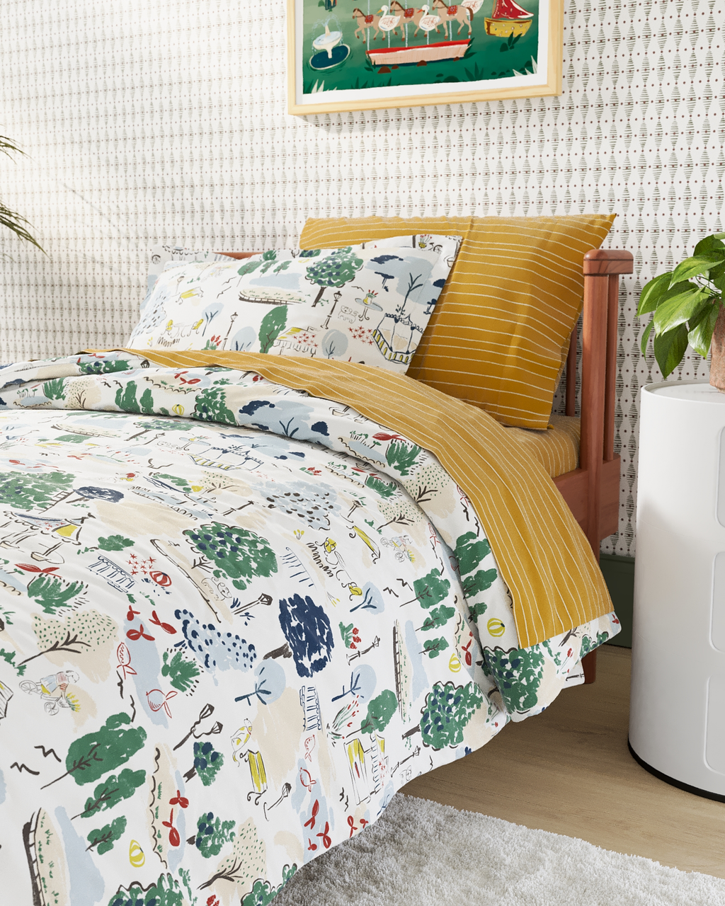 Tuileries Twin Duvet Cover Set
