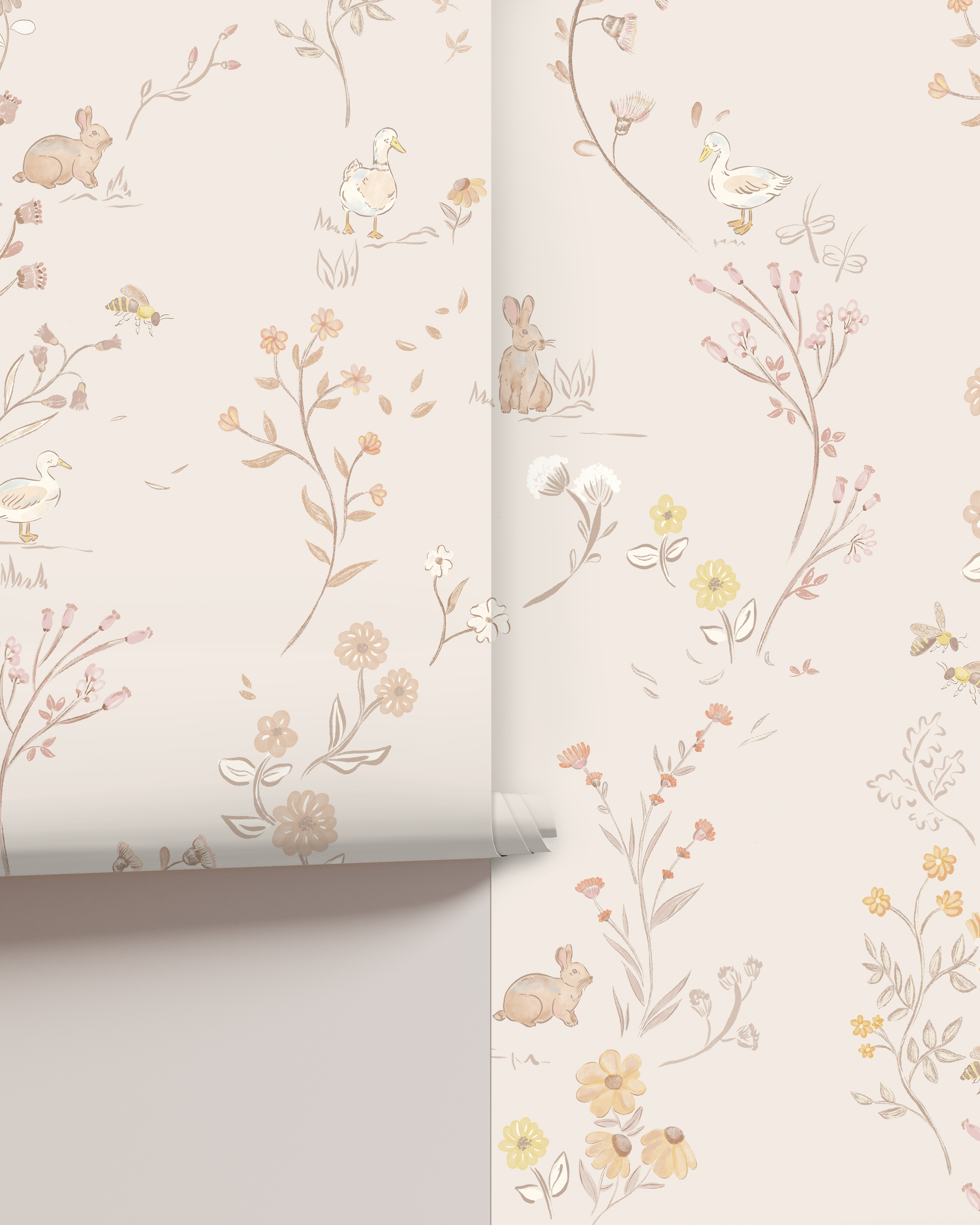 Field Frolic Wallpaper