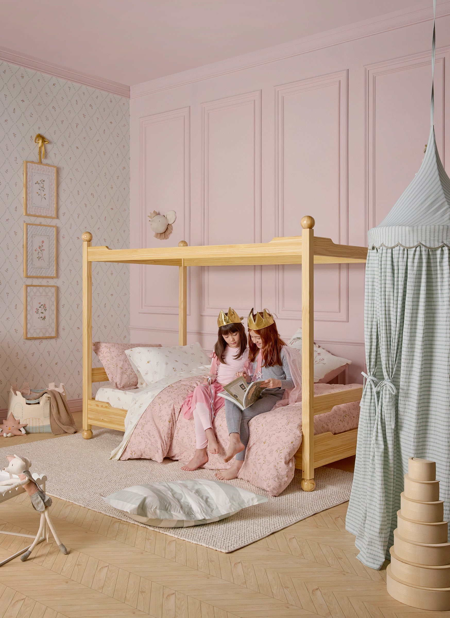 Castle Canopy Kids Bed