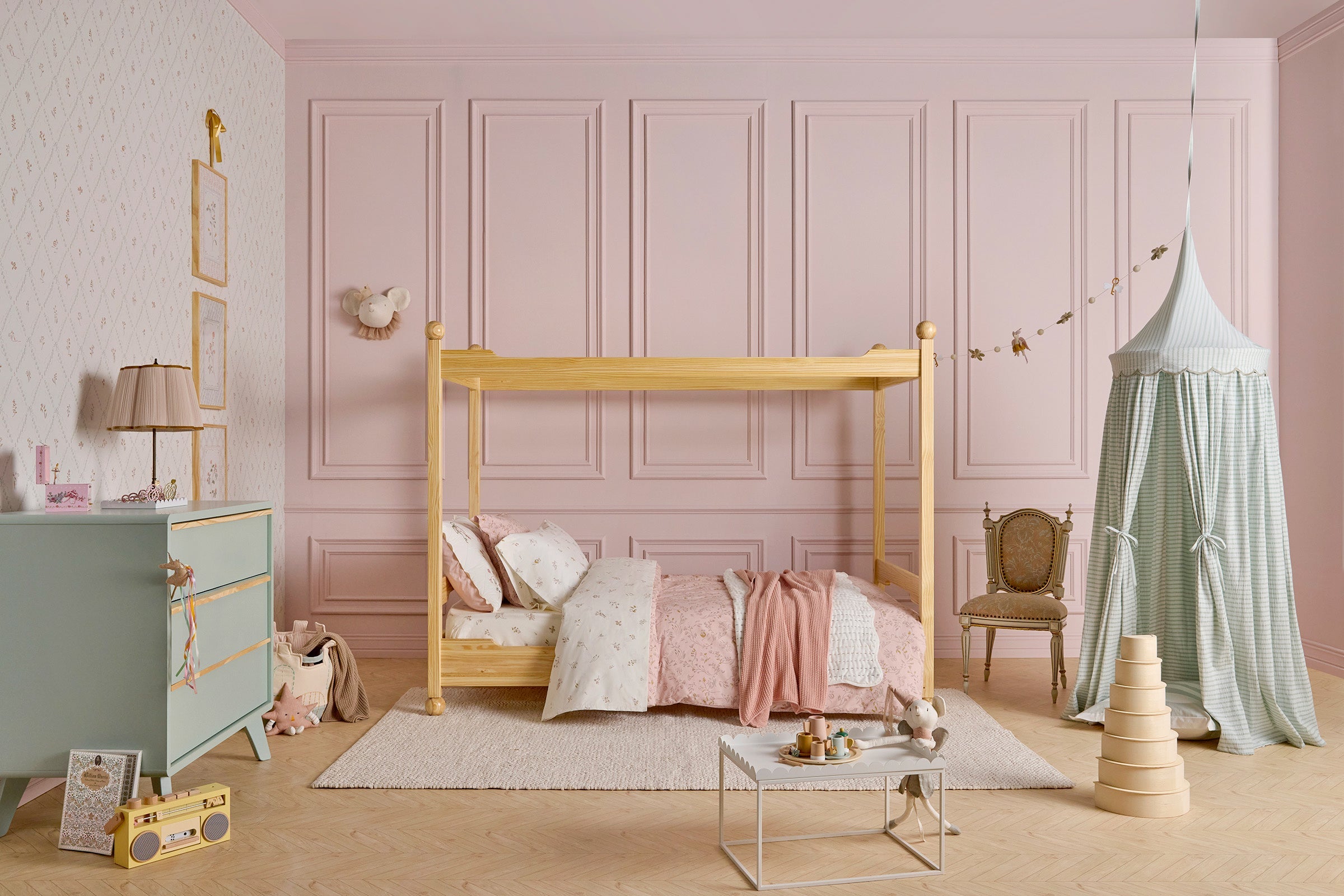 Castle Canopy Kids Bed