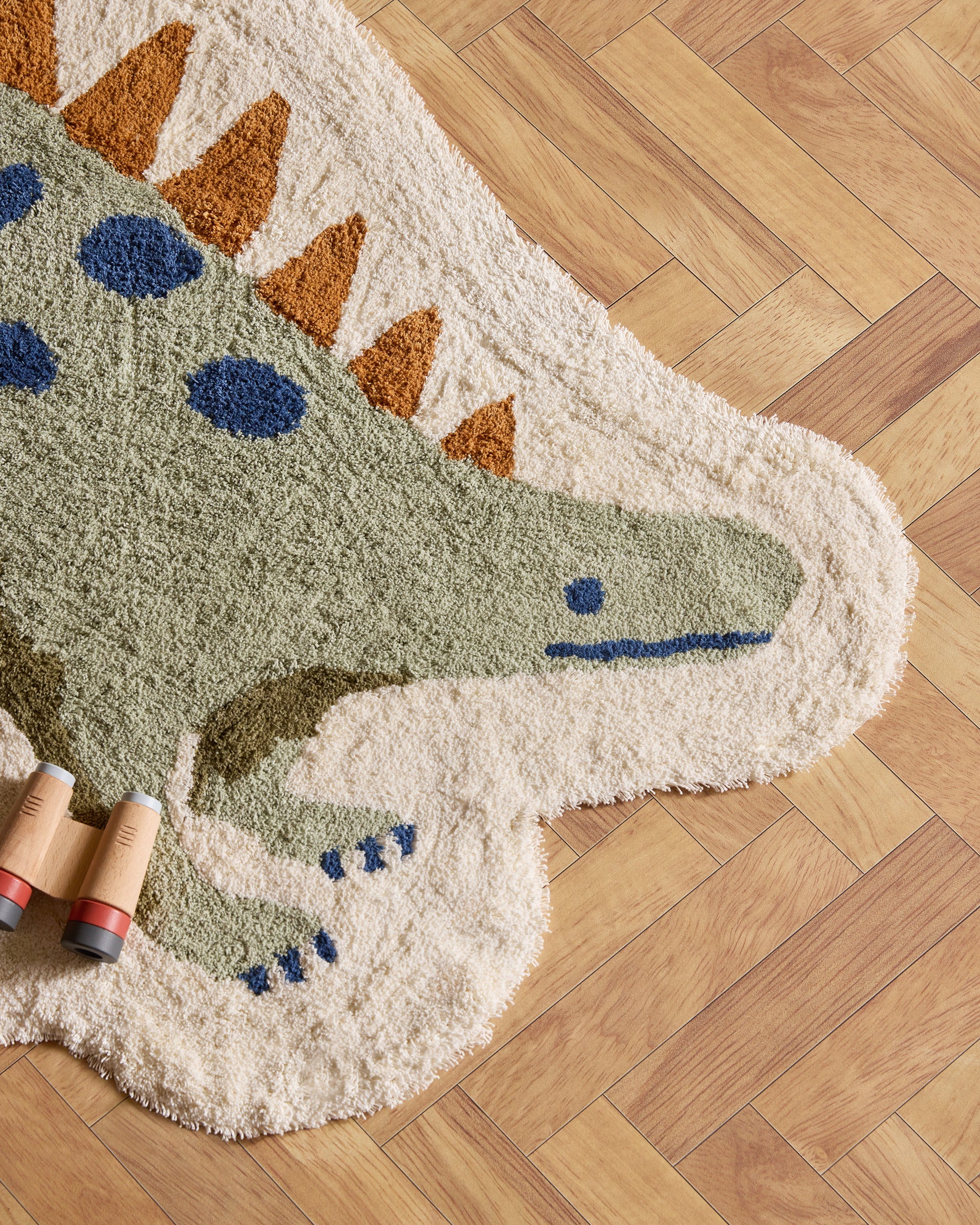 Stegosaurus Washable Rug