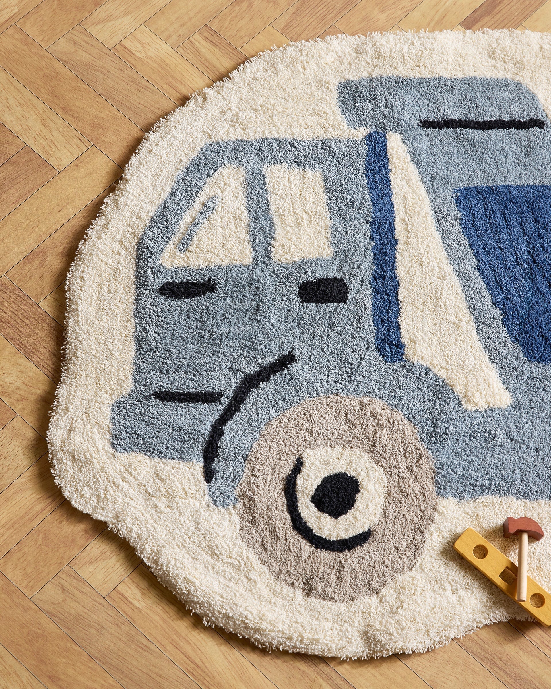 Dump Truck Washable Rug