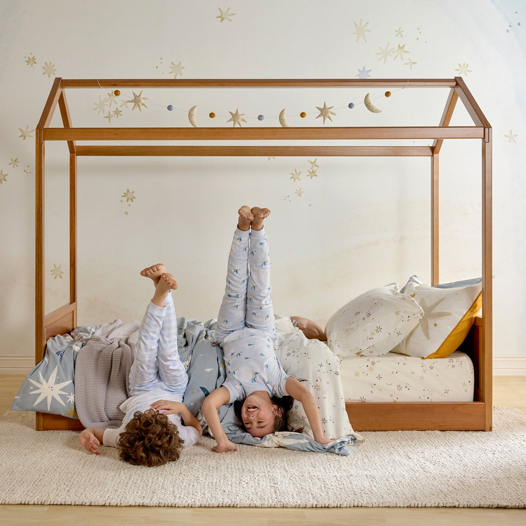 Our House Kids Bed | Convertible Montessori Floor Bed to Twin