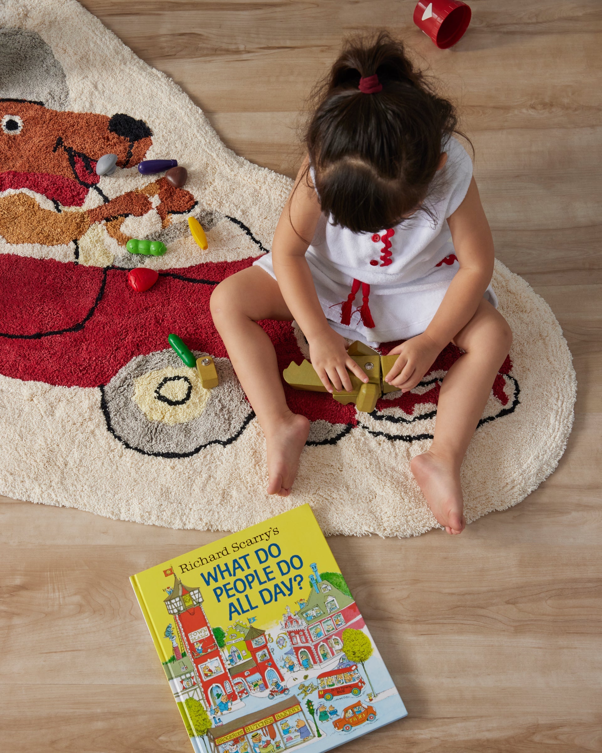 Dingo Dog Car Washable Rug | Richard Scarry x Nestig