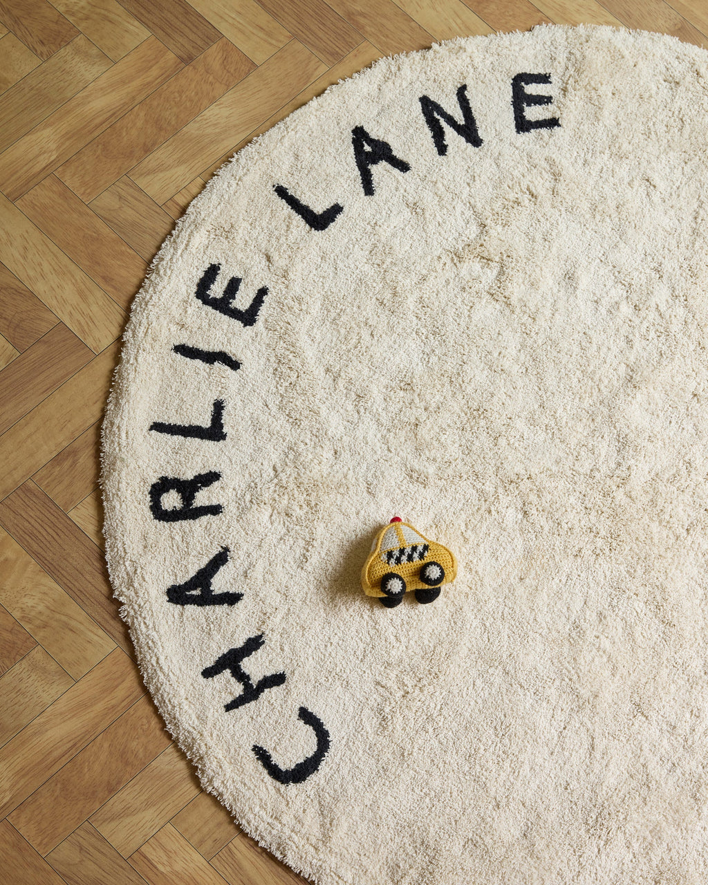 Customizable Circle Washable Rug