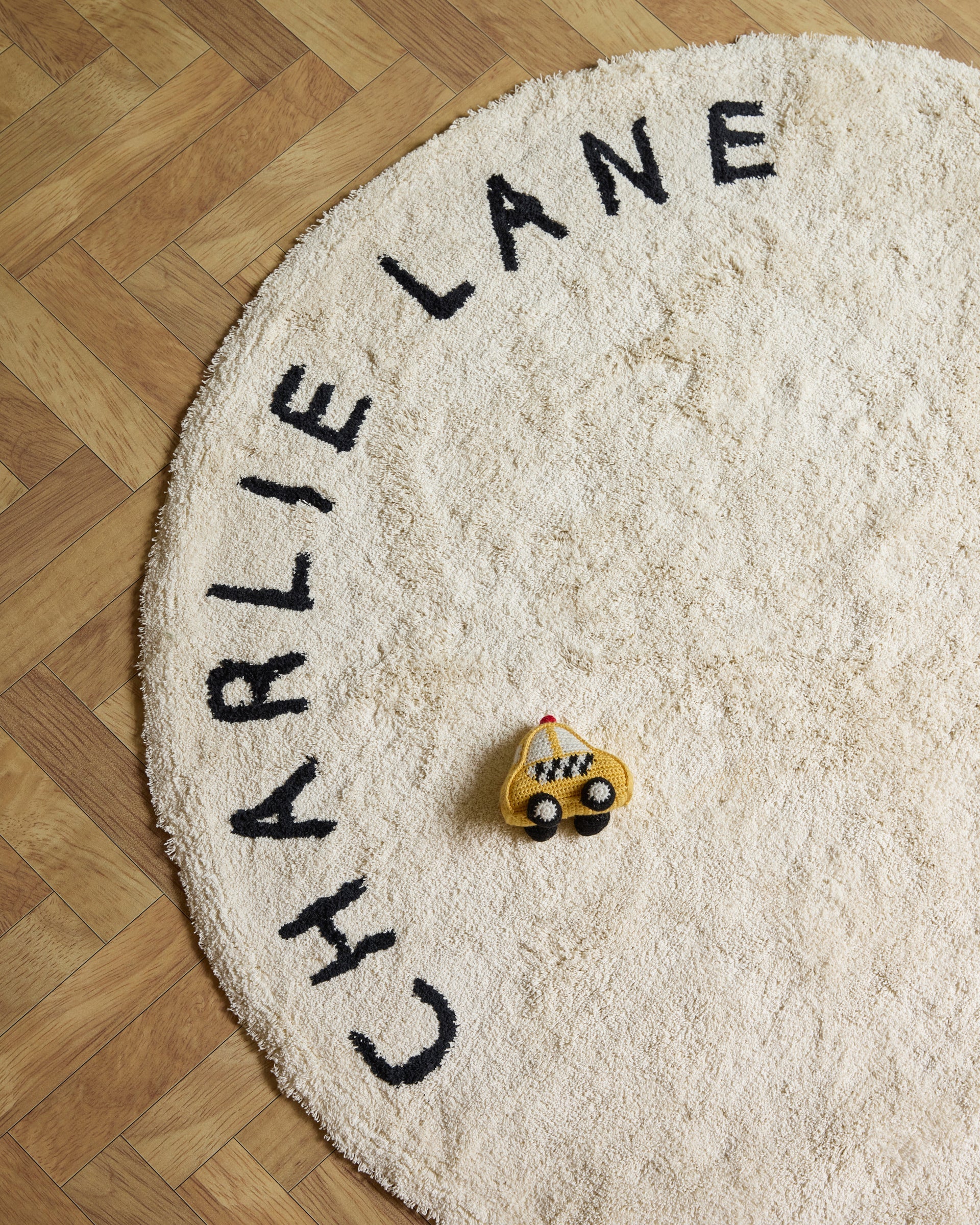 Customizable Circle Washable Rug
