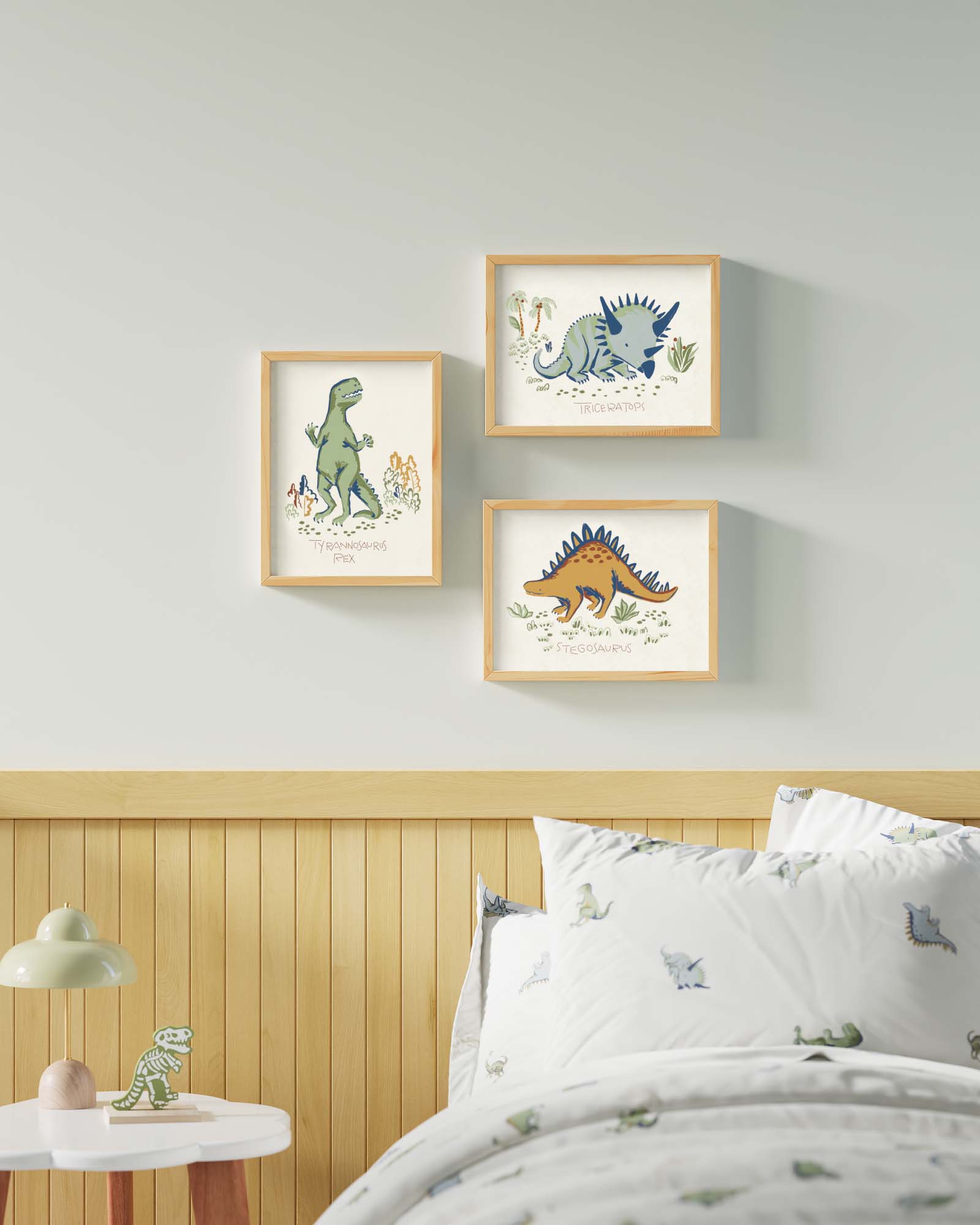 Prehistoric Party Framed Wall Art Set