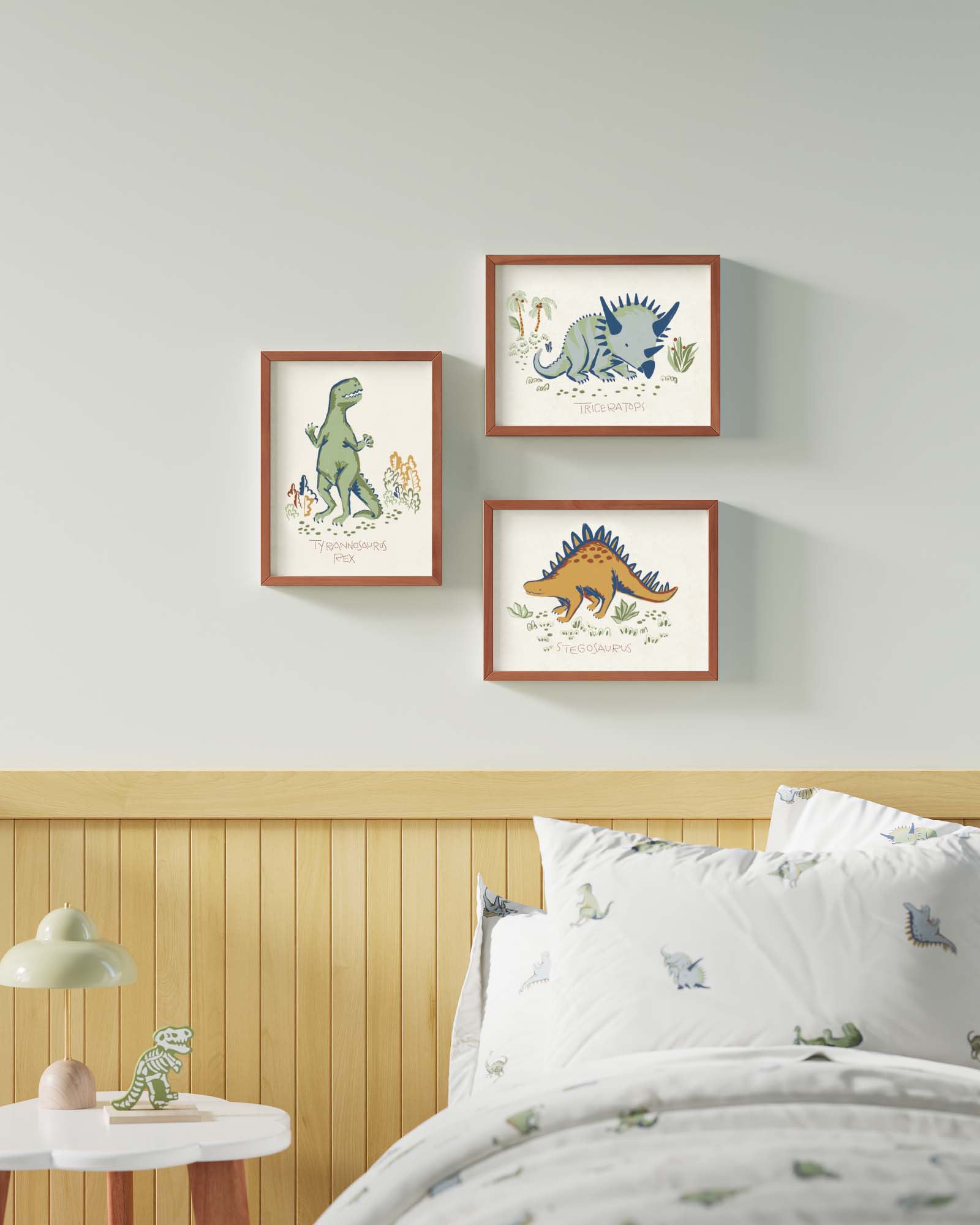 Prehistoric Party Framed Wall Art Set