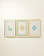 Artist's Apartment Framed Wall Art Set in Mint