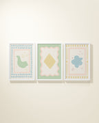 Artist's Apartment Framed Wall Art Set in Mint