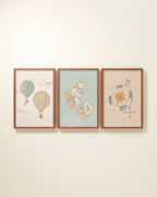 Bon Voyage Framed Wall Art Set