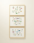 Busytown ABCs Framed Wall Art Set | Richard Scarry x Nestig
