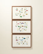 Busytown ABCs Framed Wall Art Set | Richard Scarry x Nestig