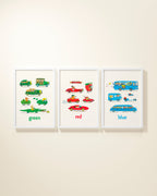 Cars & Colors Framed Wall Art Set | Richard Scarry x Nestig