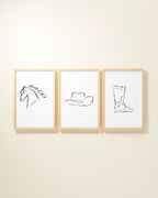 Due West Framed Wall Art Set