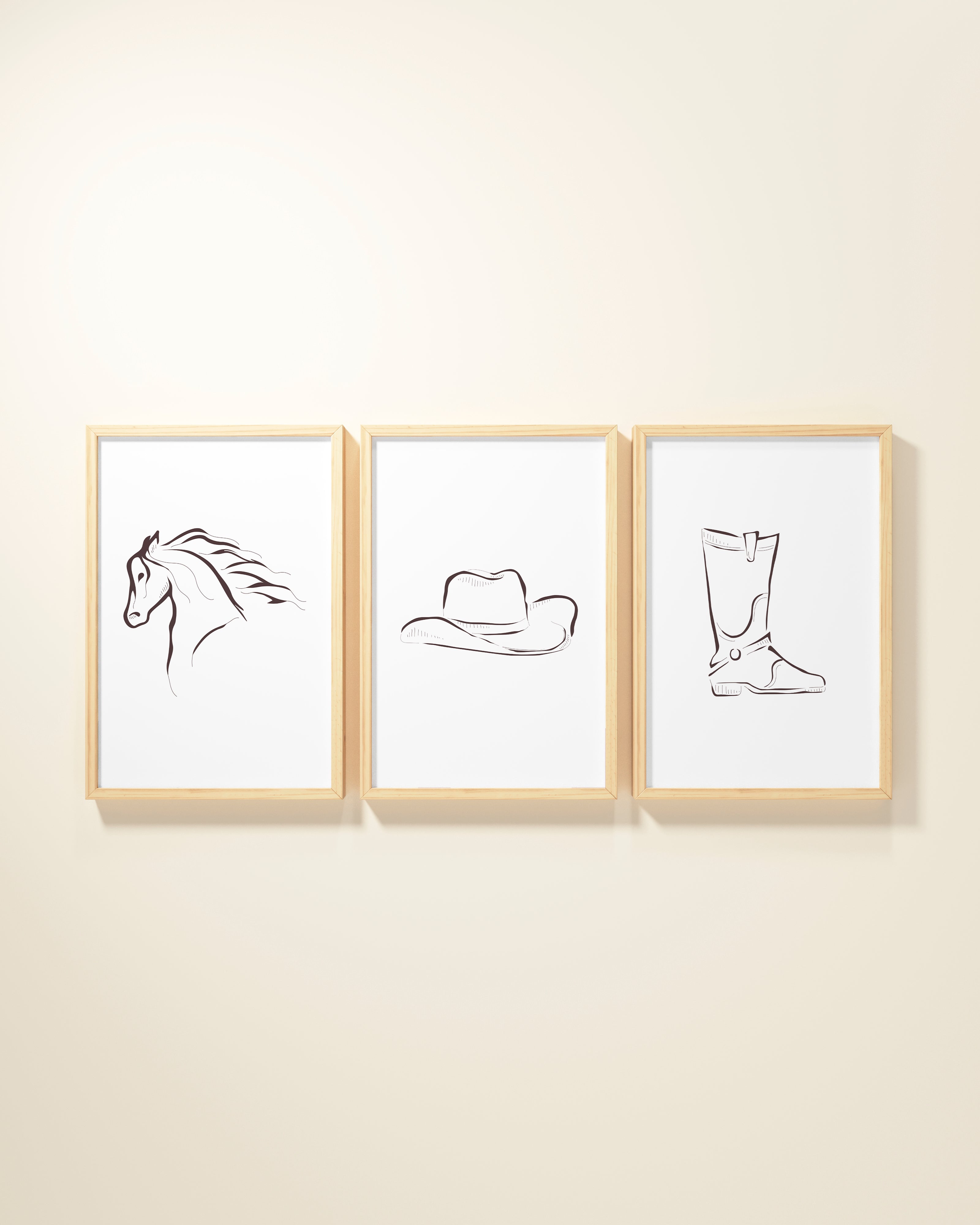 Due West Framed Wall Art Set