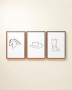 Due West Framed Wall Art Set