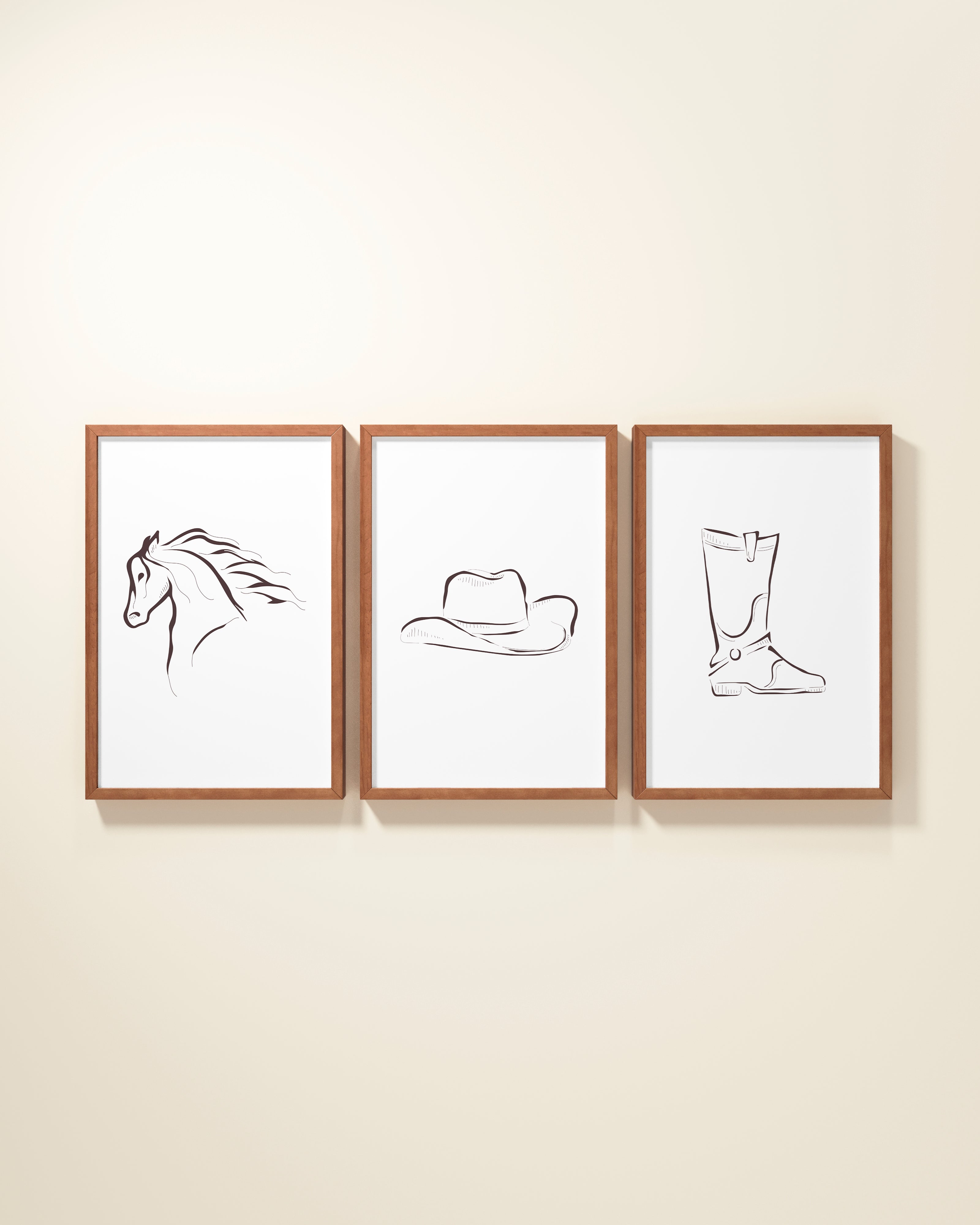 Due West Framed Wall Art Set