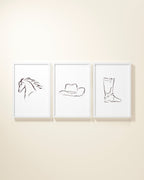 Due West Framed Wall Art Set