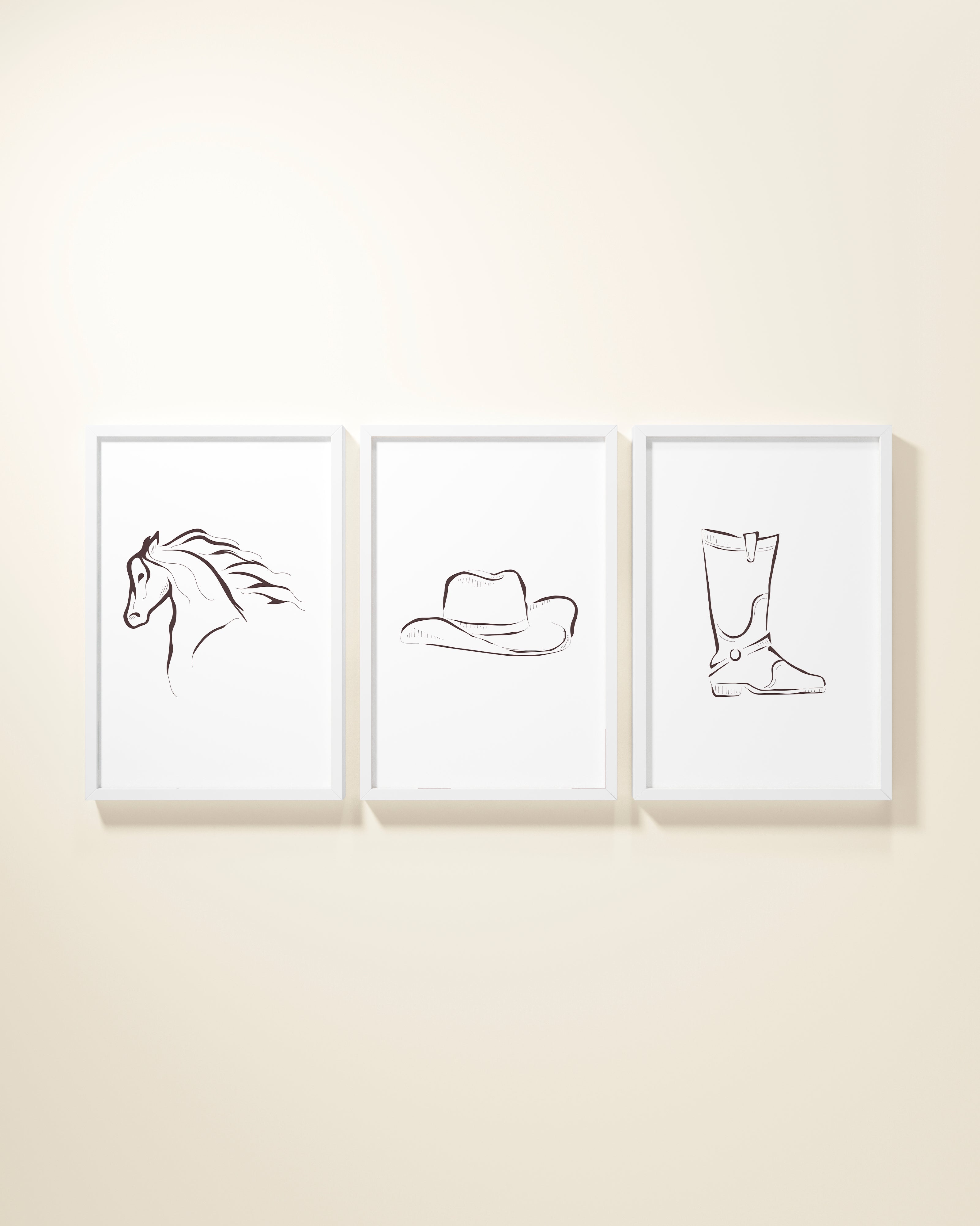 Due West Framed Wall Art Set