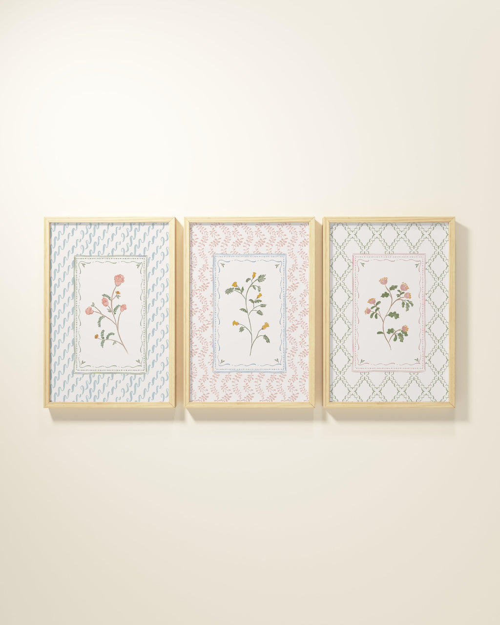 Fairy Garden Framed Wall Art Set
