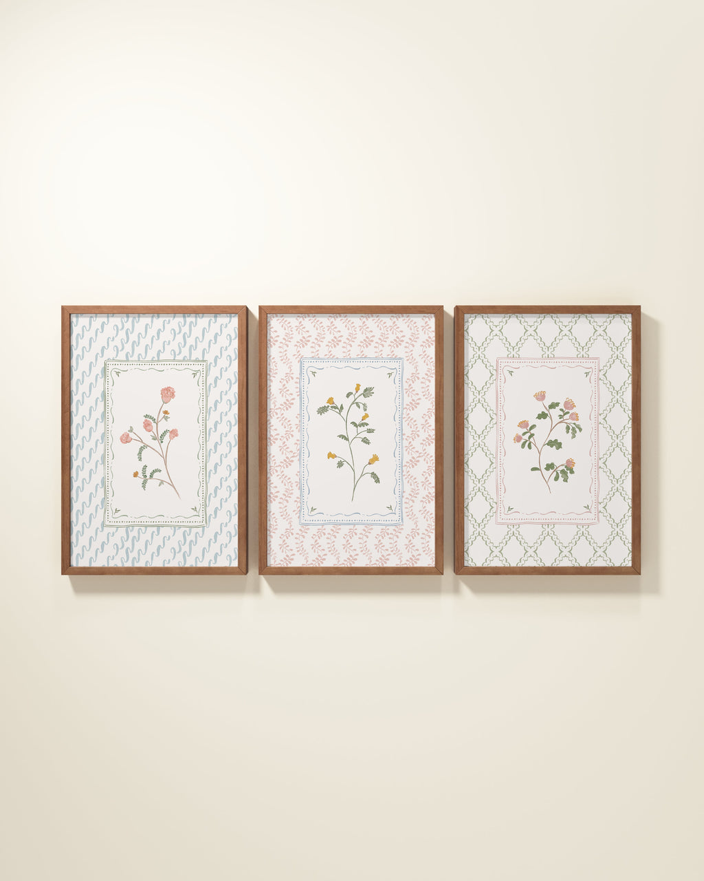Fairy Garden Framed Wall Art Set