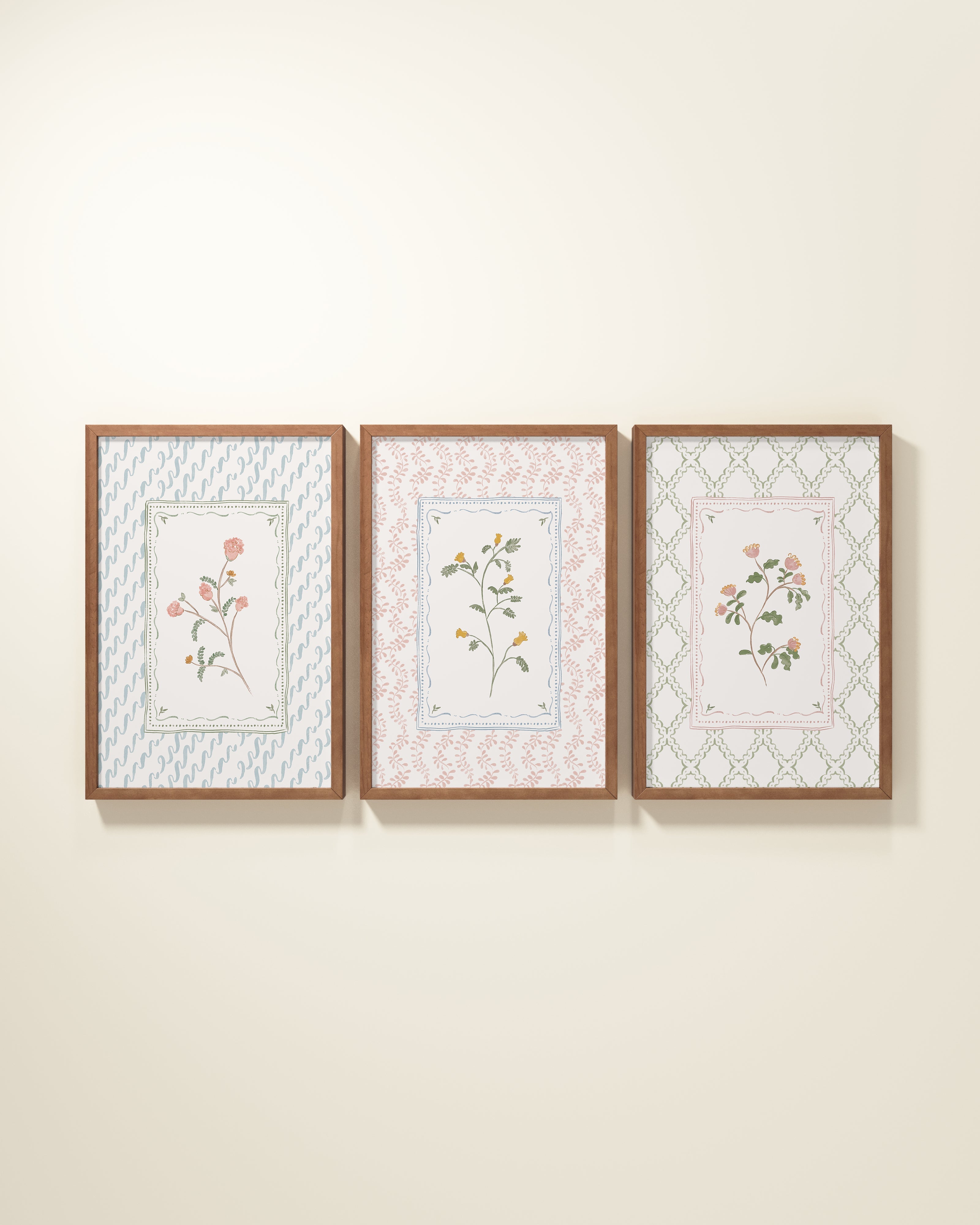 Fairy Garden Framed Wall Art Set