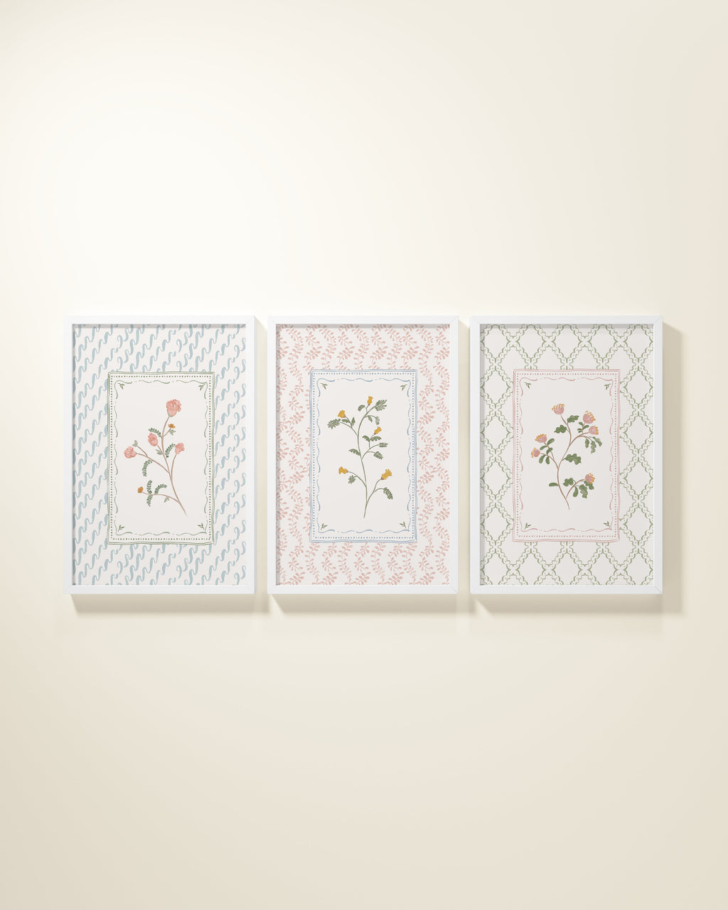 Fairy Garden Framed Wall Art Set