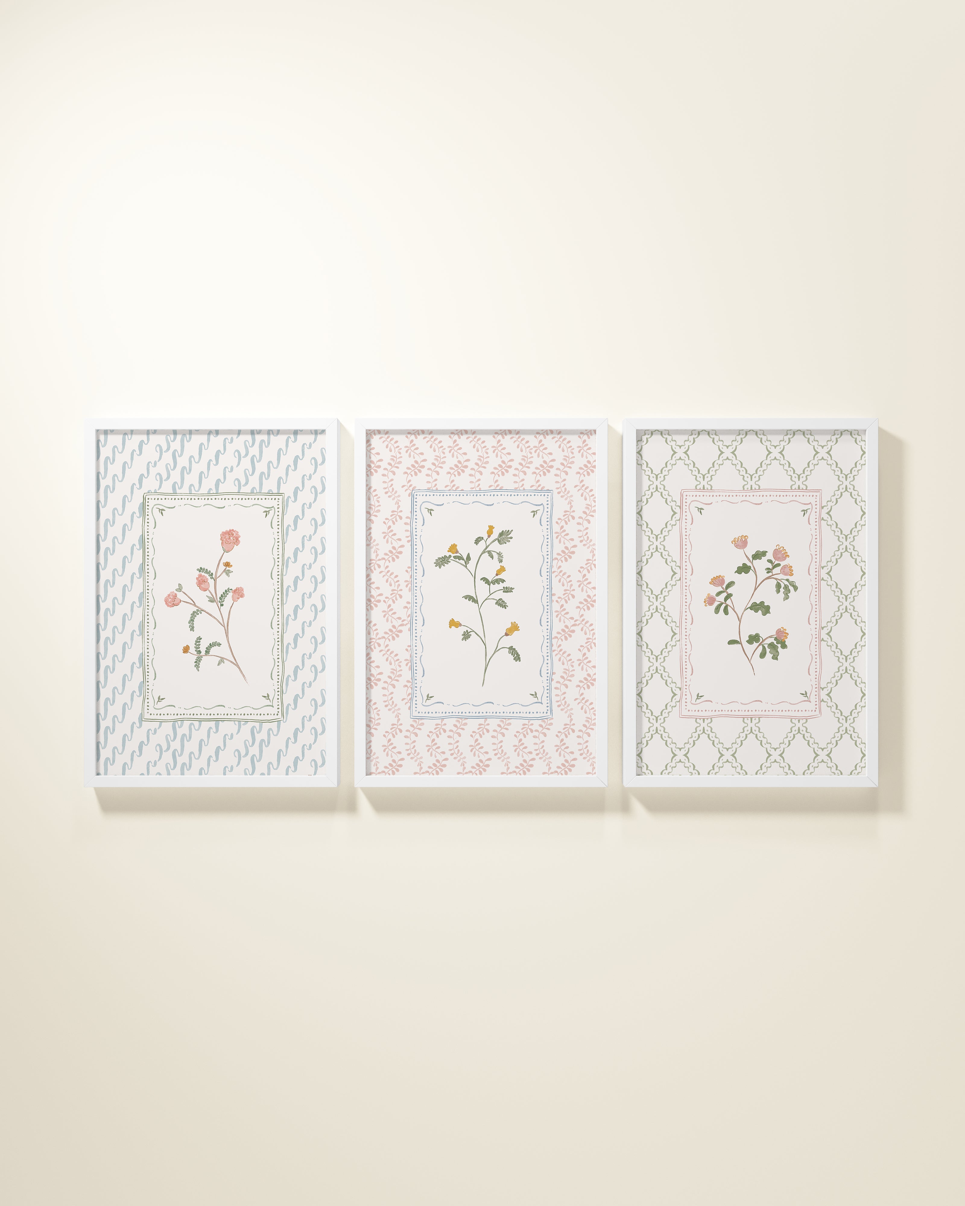 Fairy Garden Framed Wall Art Set