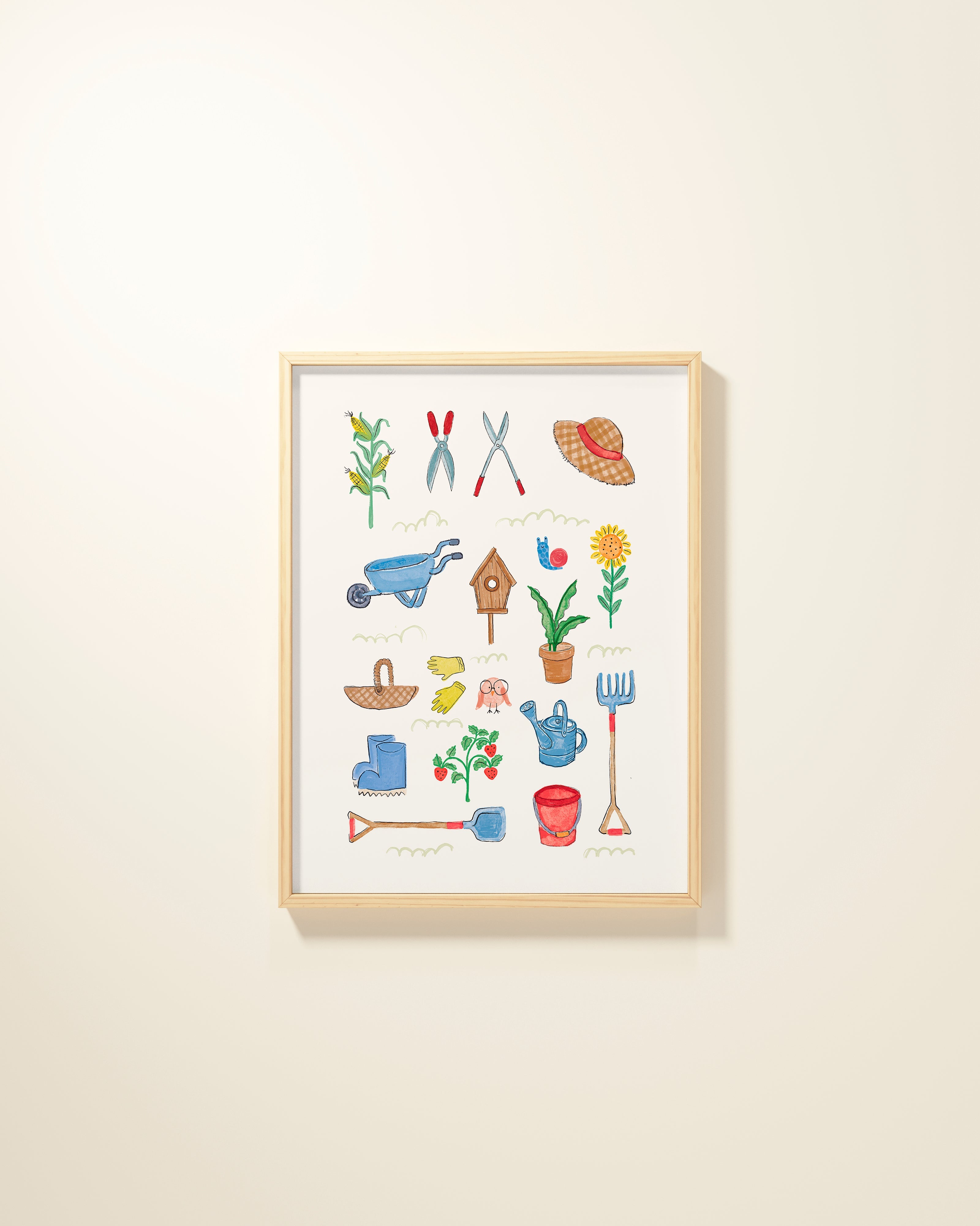 Friendly Farm Framed Wall Art