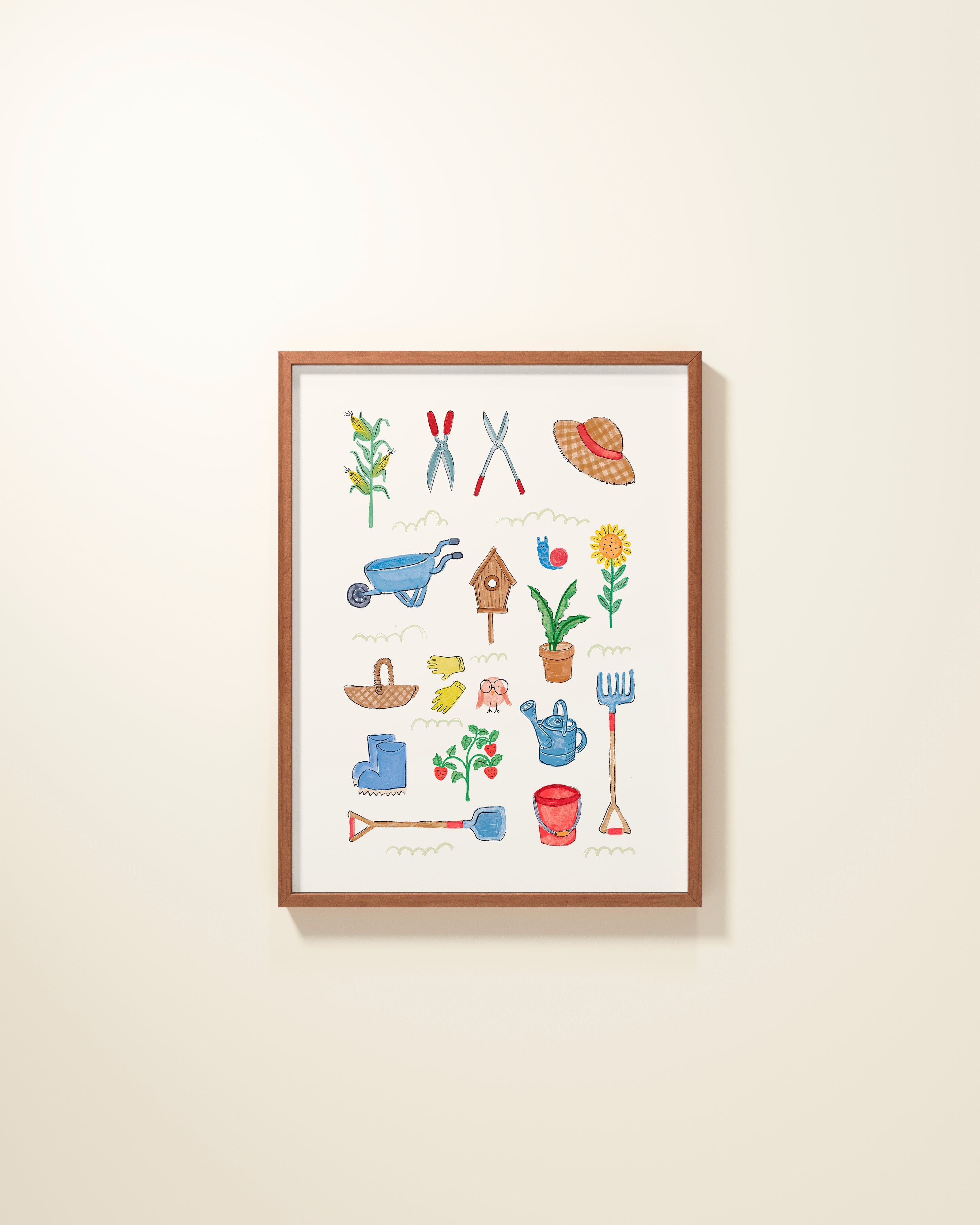 Friendly Farm Framed Wall Art