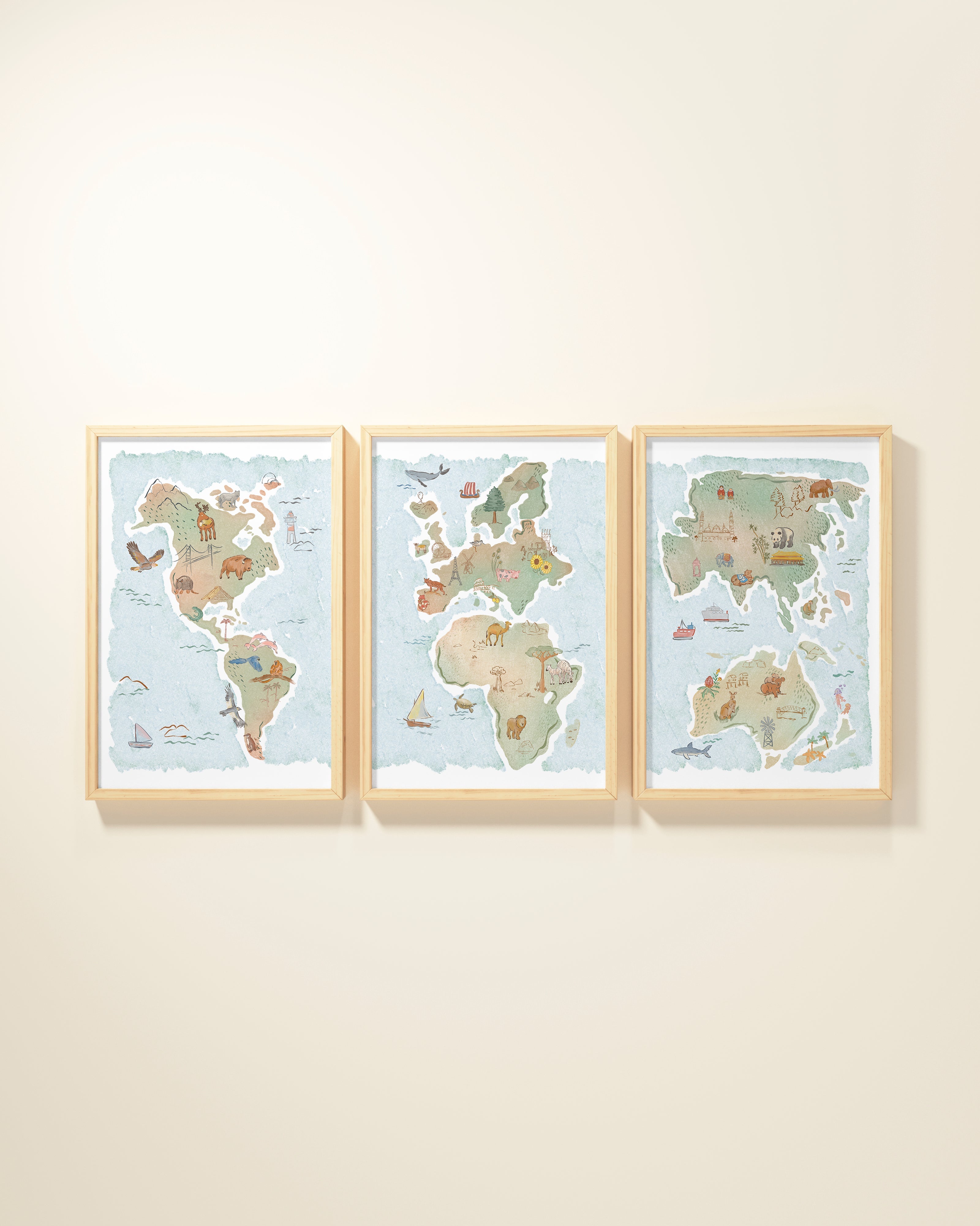 Our World Framed Wall Art Set
