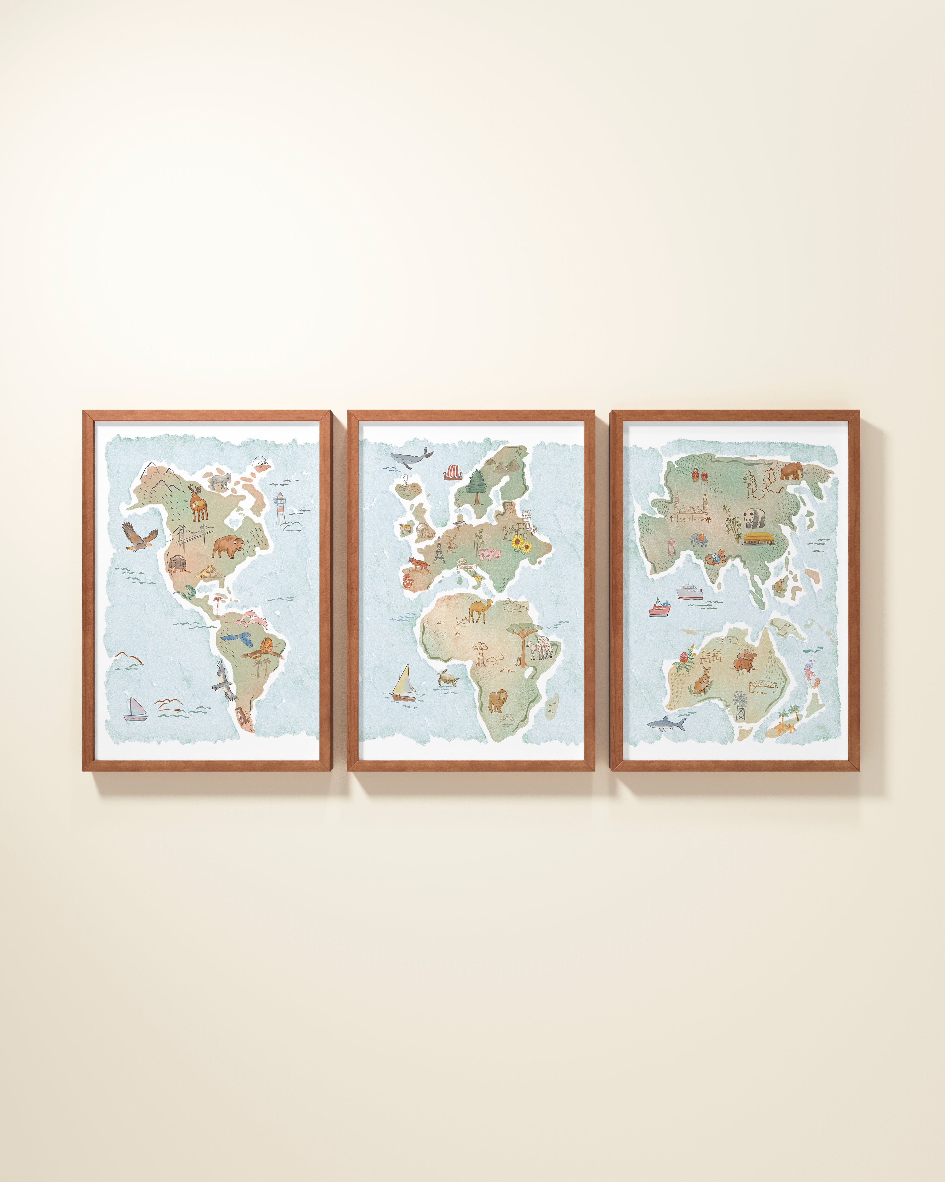 Our World Framed Wall Art Set